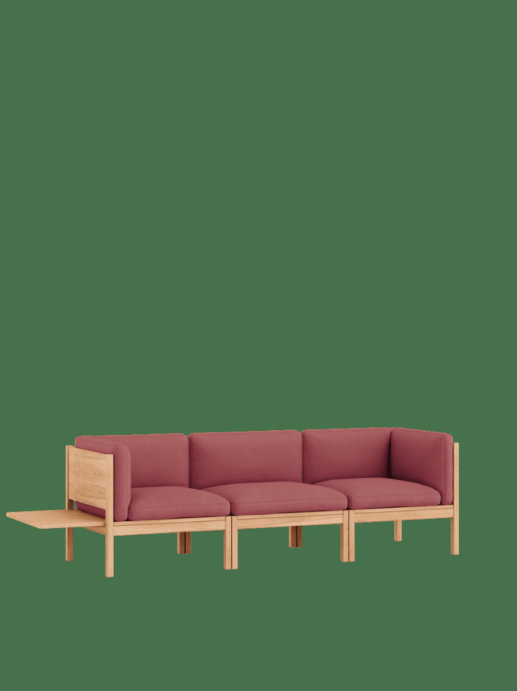 Moebe Modular Sofa Set, 3 Seater Sofa With Sides + 1 Side Table, Field 643 (fsc Mix Credit)