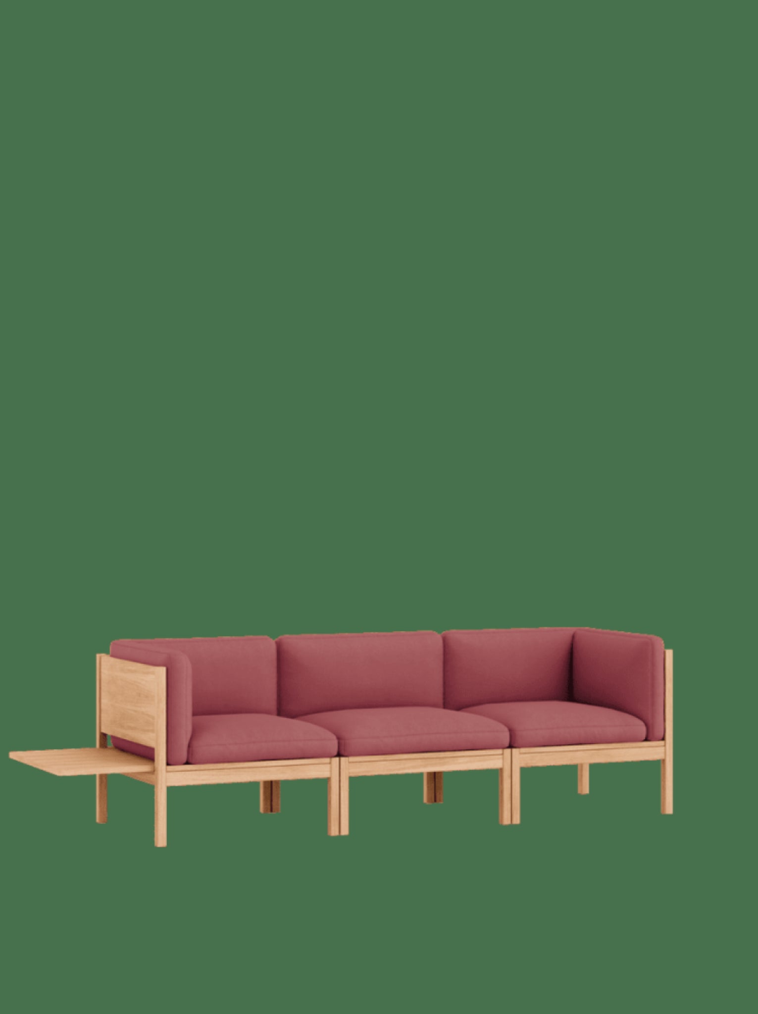 Moebe Modular Sofa Set, 3 Seater Sofa With Sides + 1 Side Table, Field 643 (fsc Mix Credit)