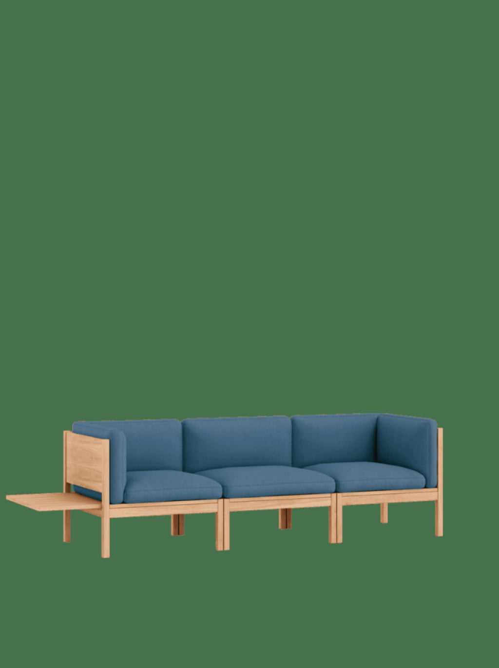 Moebe Modular Sofa Set, 3 Seater Sofa With Sides + 1 Side Table, Field 733 (fsc Mix Credit)