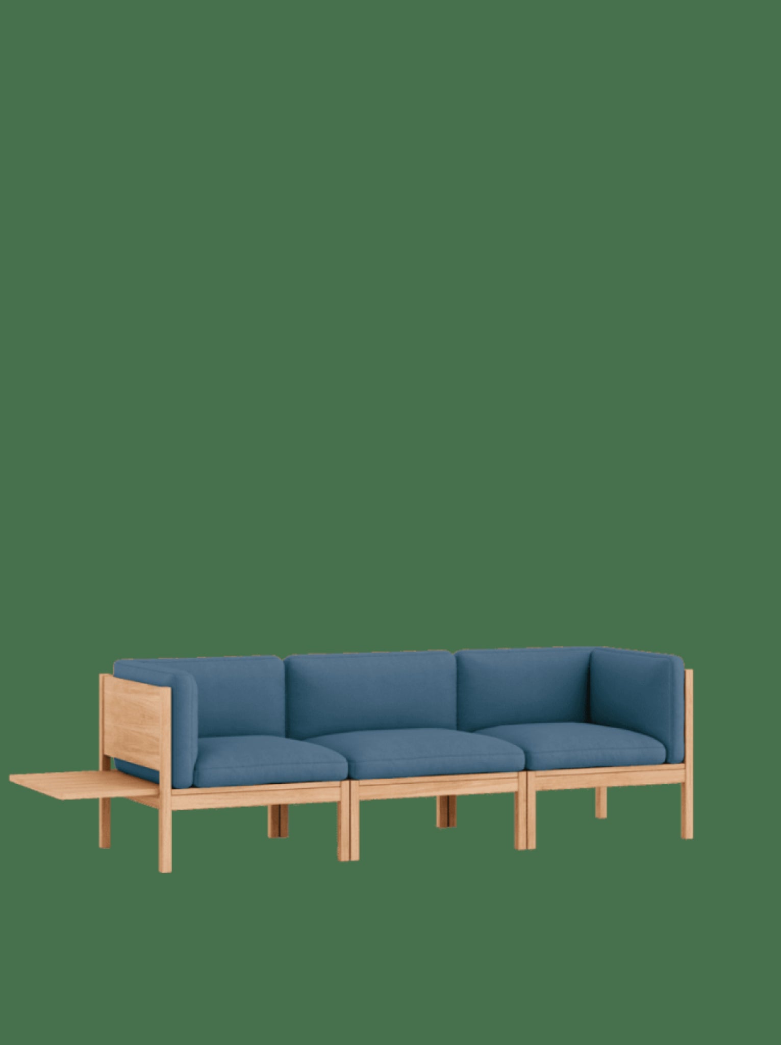 Moebe Modular Sofa Set, 3 Seater Sofa With Sides + 1 Side Table, Field 733 (fsc Mix Credit)