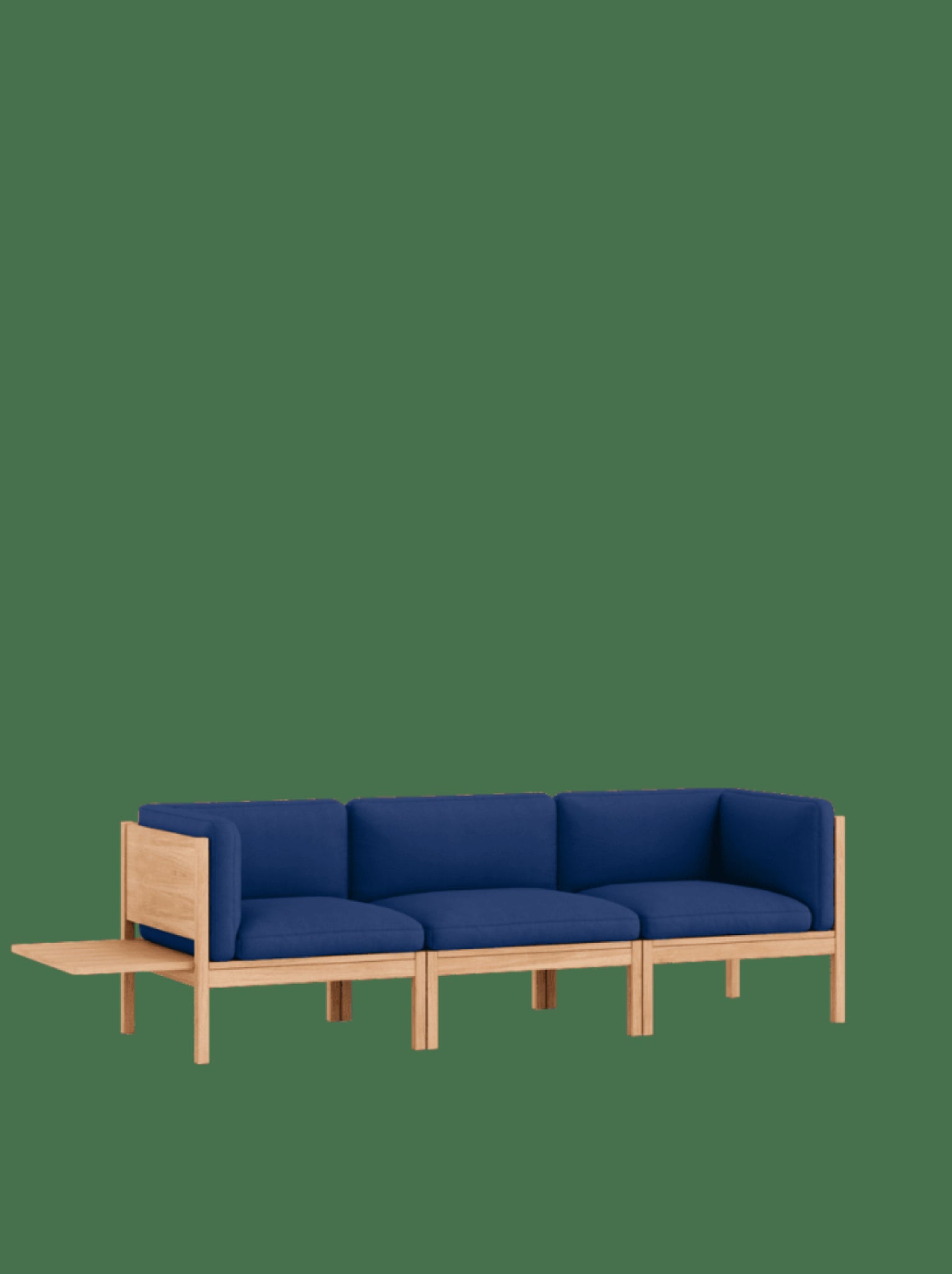 Moebe Modular Sofa Set, 3 Seater Sofa With Sides + 1 Side Table, Field 763 (fsc Mix Credit)