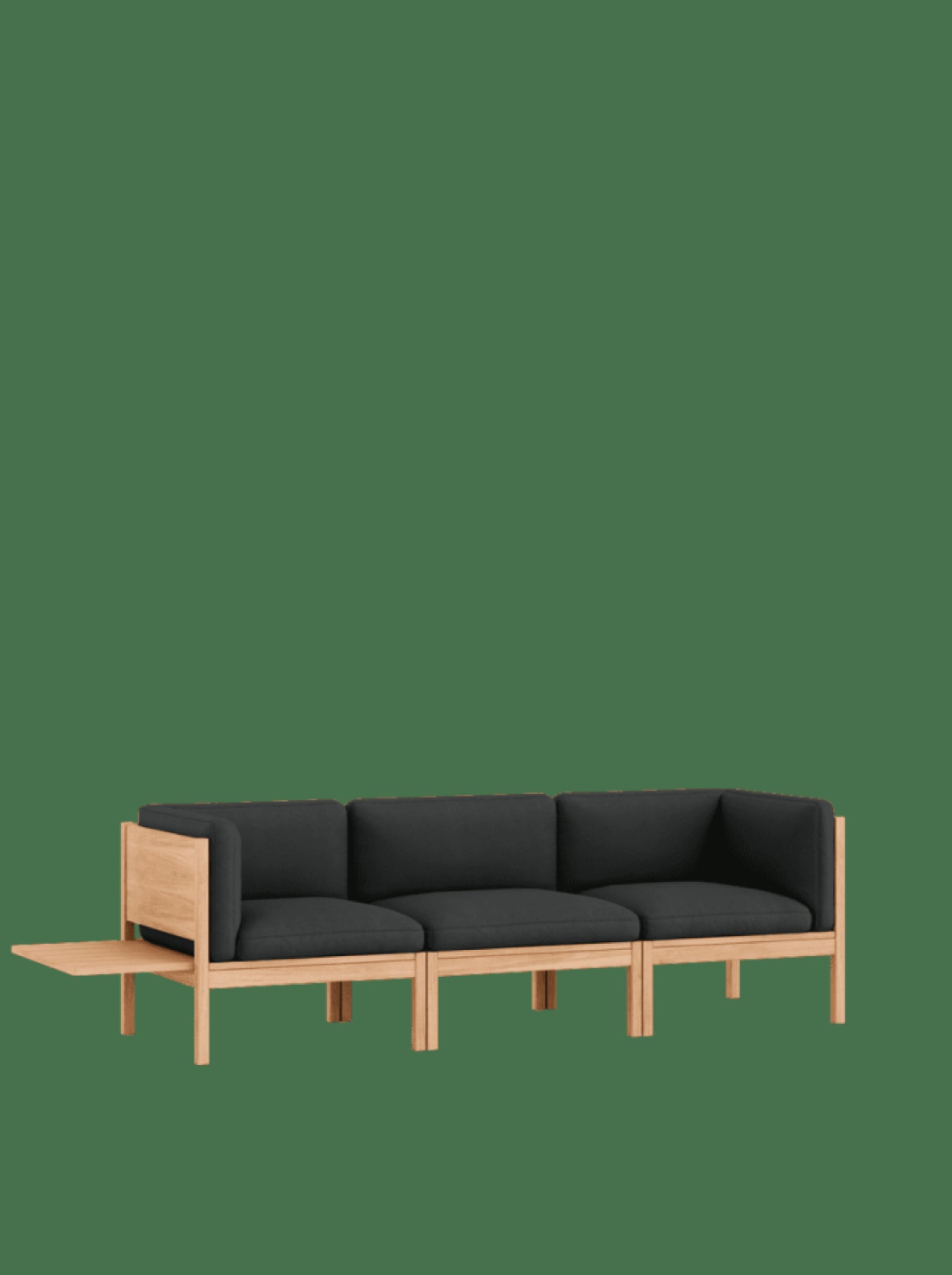 Moebe Modular Sofa Set, 3 Seater Sofa With Sides + 1 Side Table, Field 793 (fsc Mix Credit)
