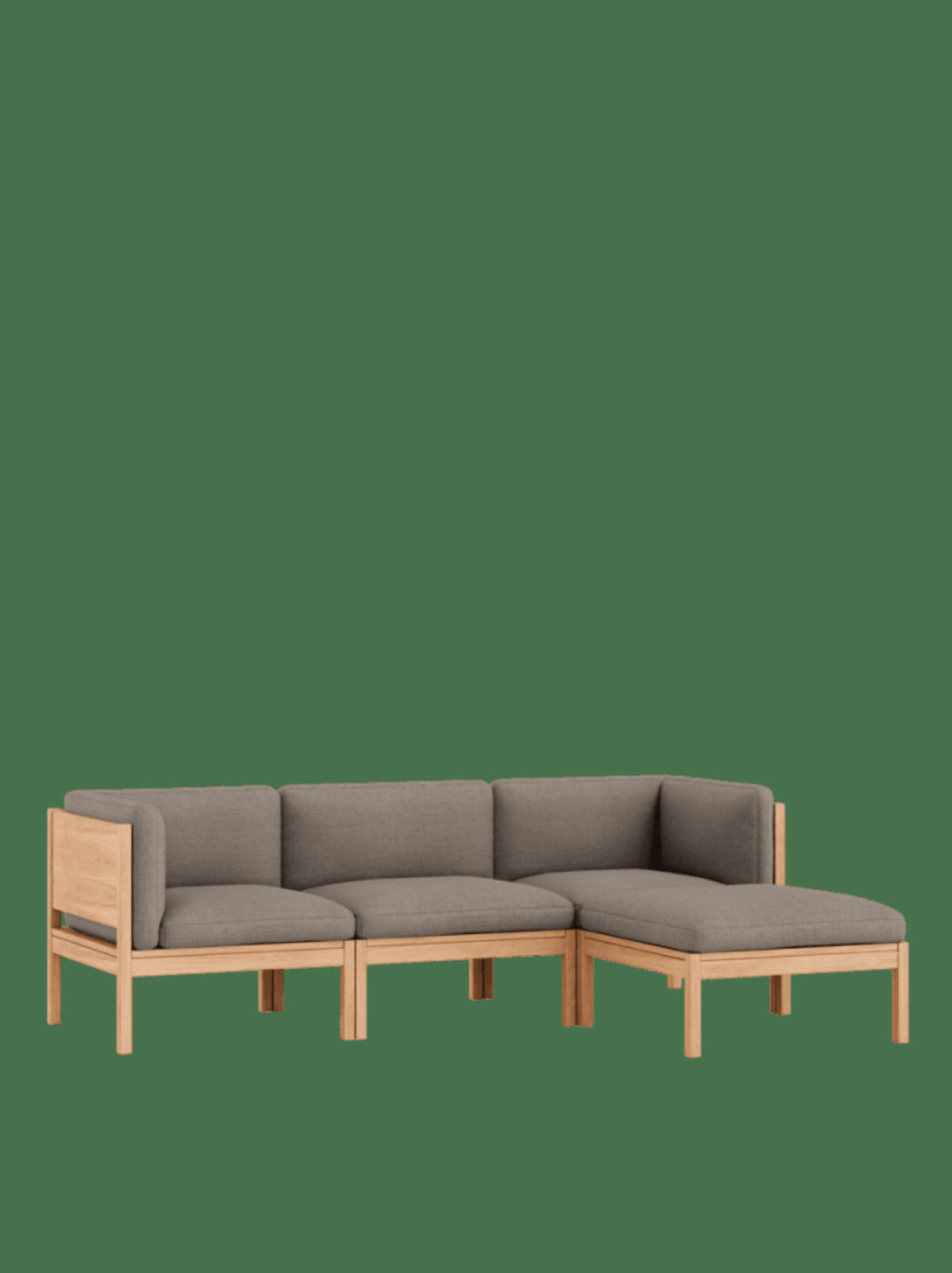 Moebe Modular Sofa Set, 3 Seater Sofa With Sides + Chaise Longue, Autumn 331 (fsc Mix Credit)