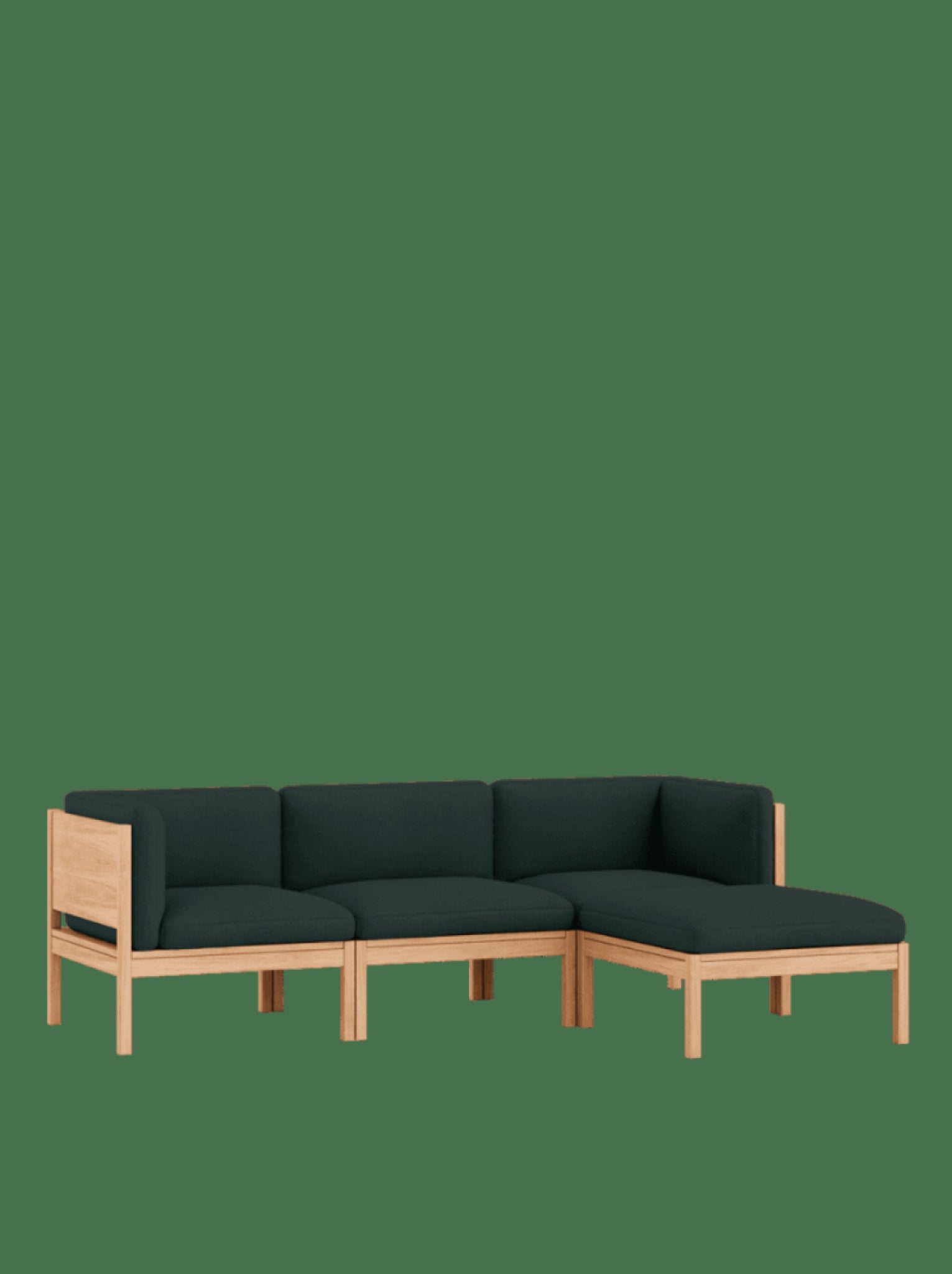 Moebe Modular Sofa Set, 3 Seater Sofa With Sides + Chaise Longue, Autumn 971 (fsc Mix Credit)