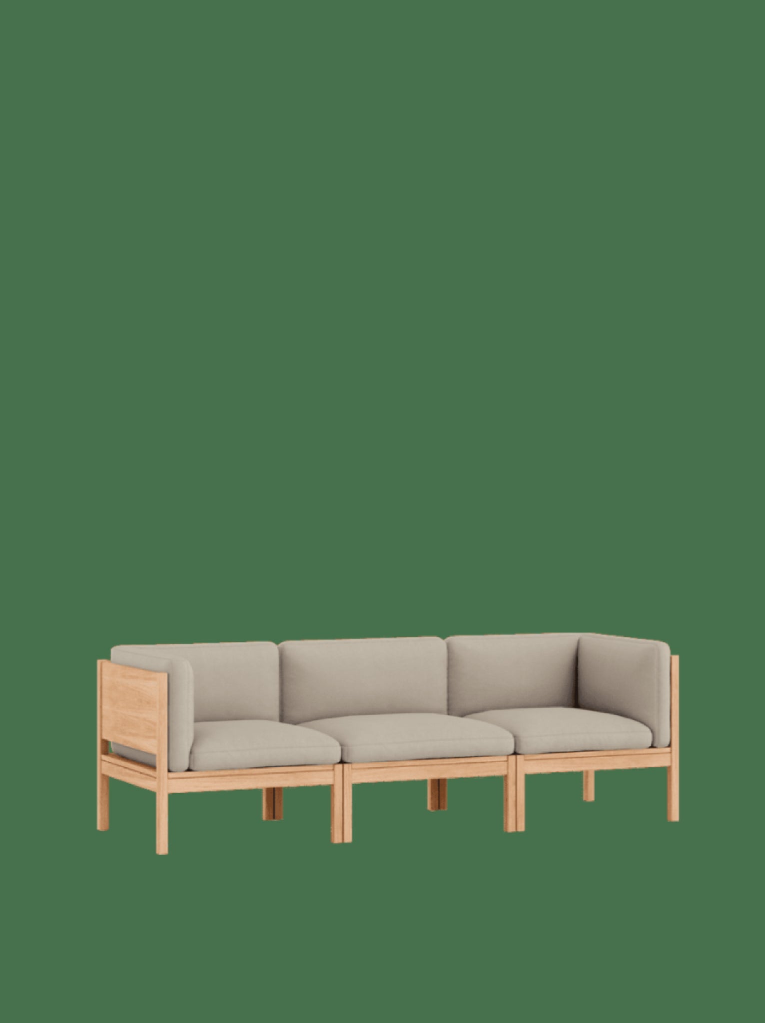 Moebe Modular Sofa Set, 3 Seater Sofa With Sides, Field 233 (fsc Mix Credit)
