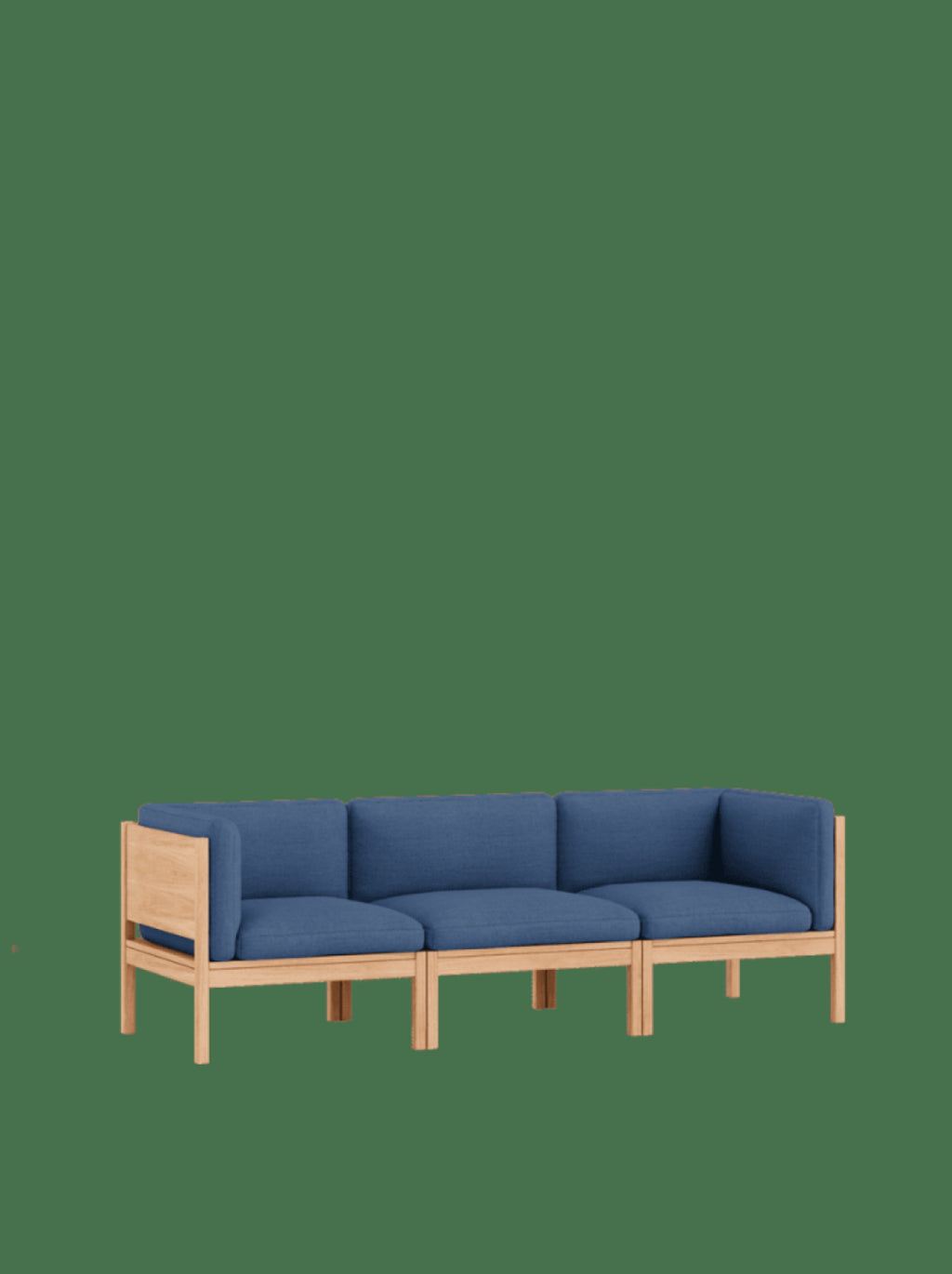 Moebe Modular Sofa Set, 3 Seater Sofa With Sides, Re-wool 767 (fsc Mix Credit)