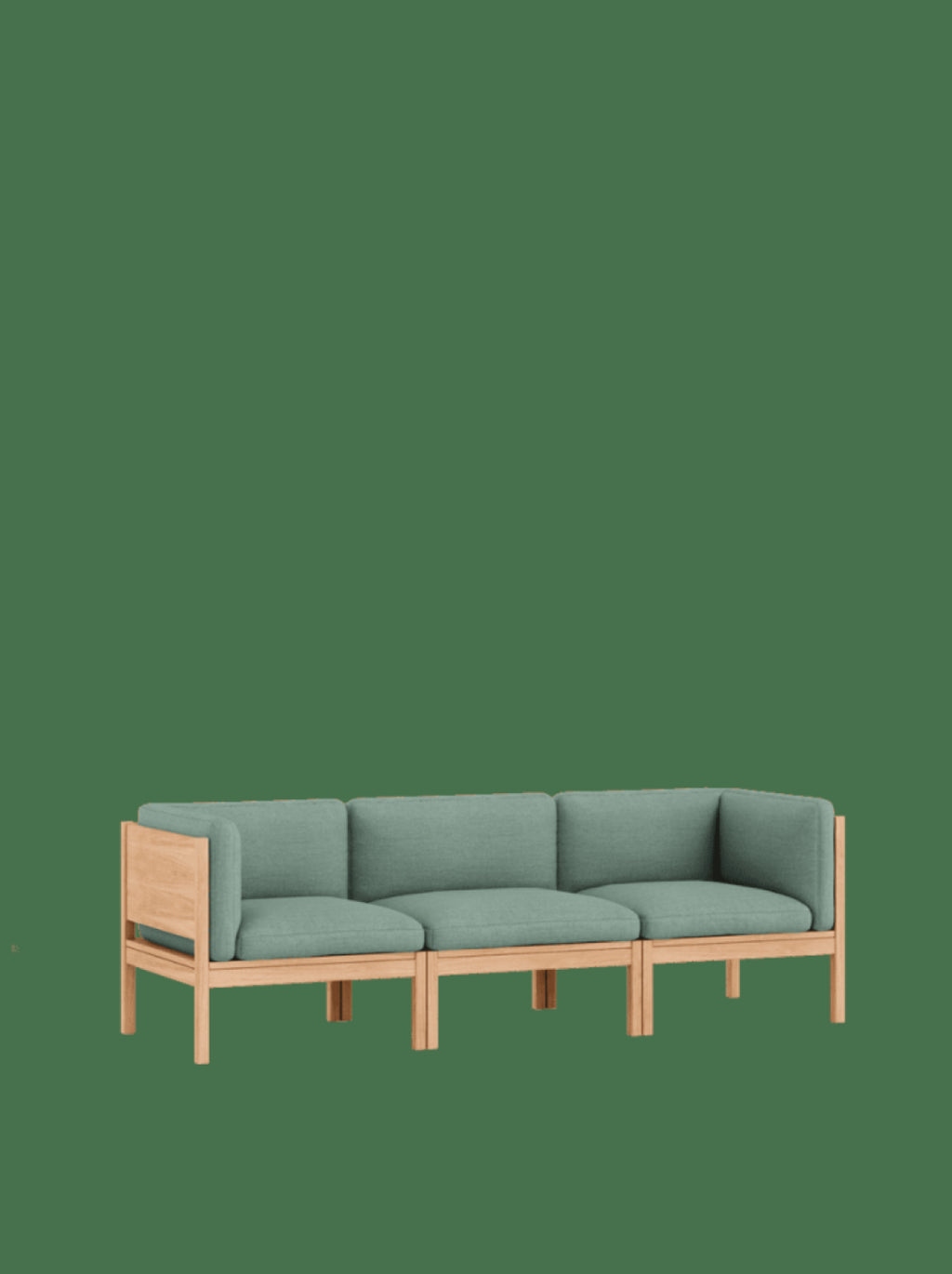 Moebe Modular Sofa Set, 3 Seater Sofa With Sides, Re-wool 868 (fsc Mix Credit)