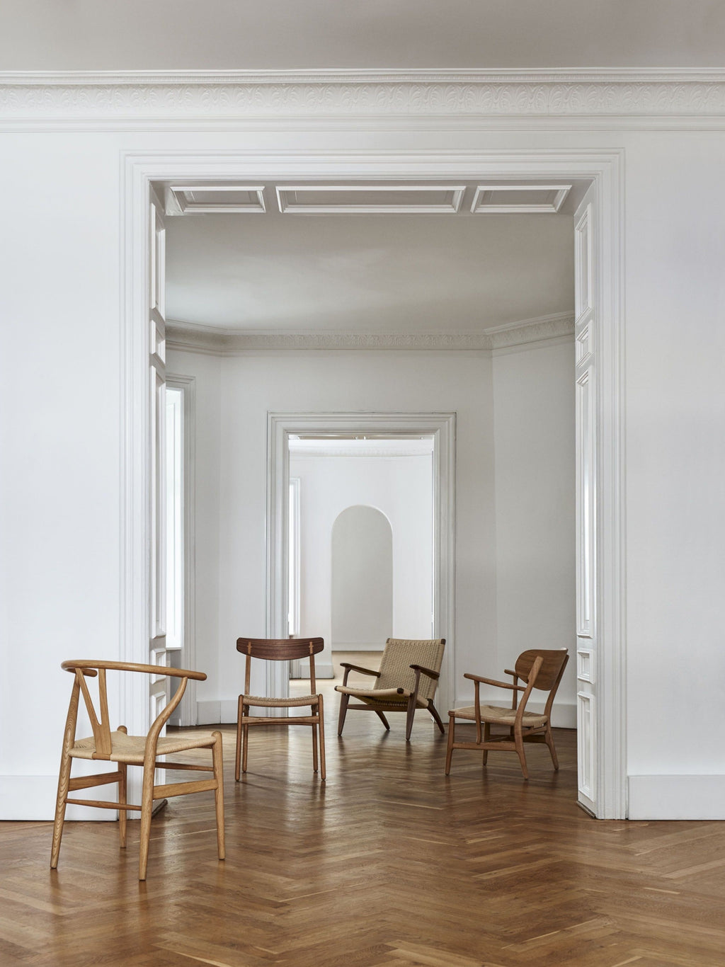 Carl Hansen Cushion For CH23 Chair, White