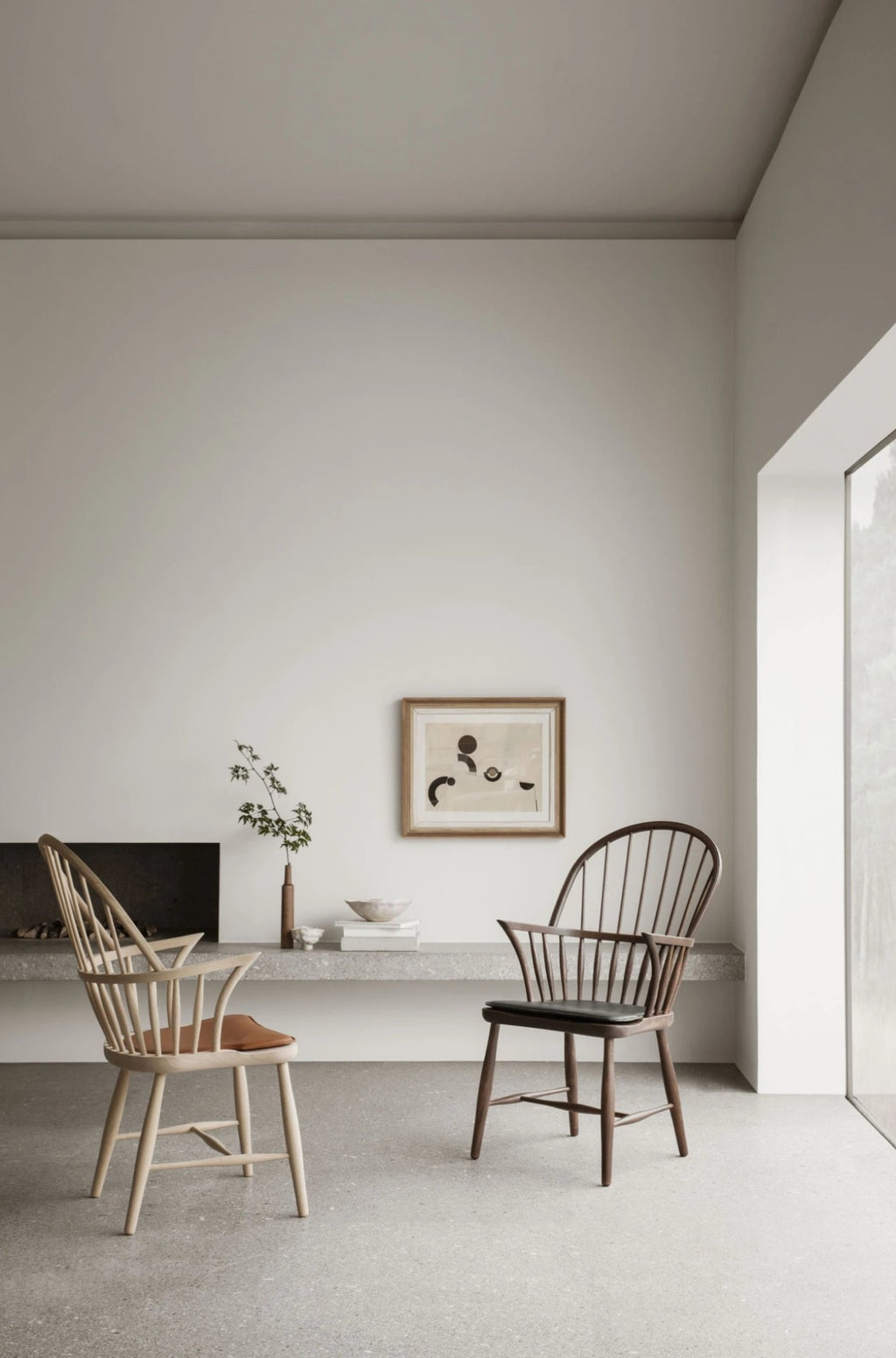 Carl Hansen Cushion for Windsor Chair, Leather Loke 7150