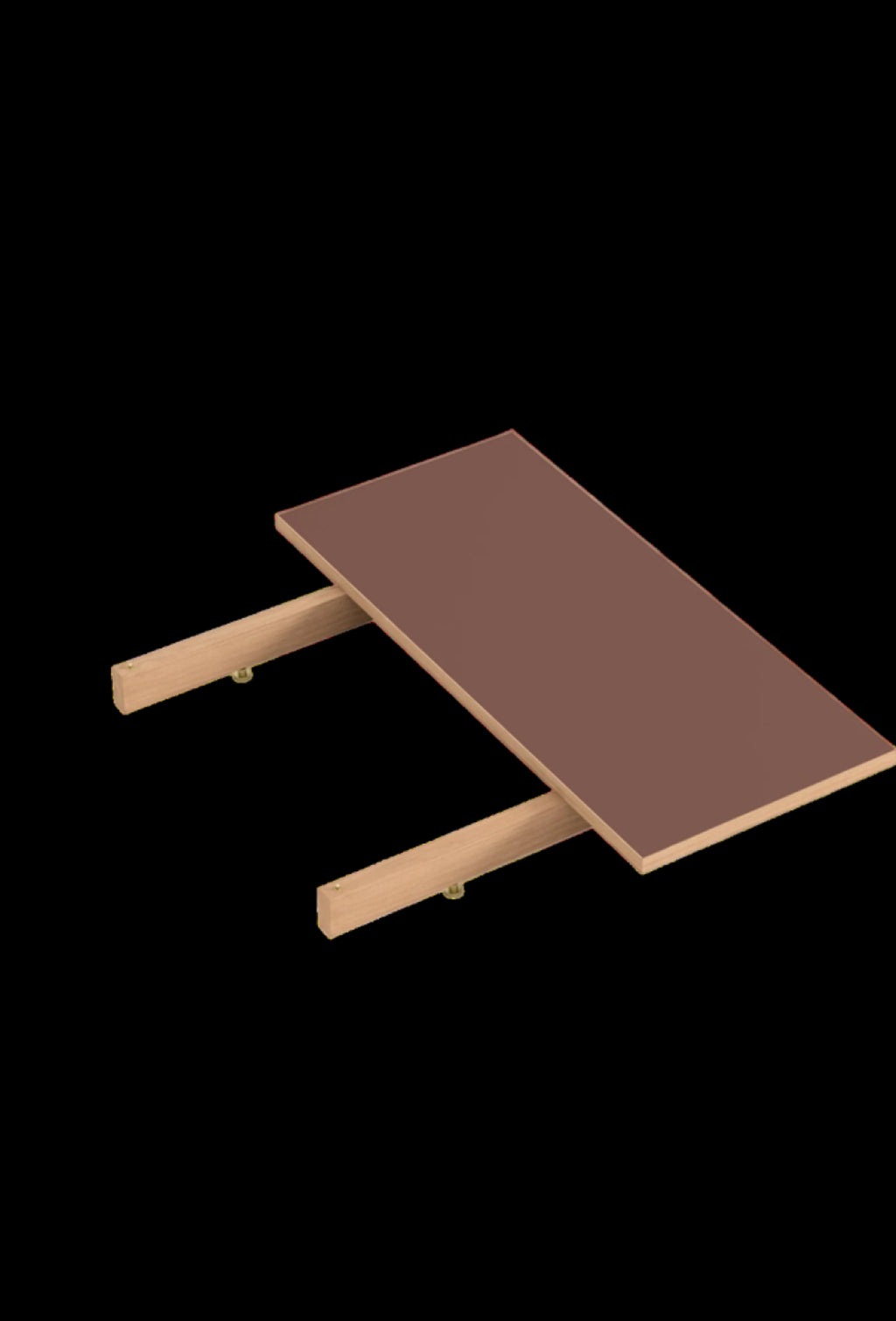 Moebe Extension Leaf, Rectangular Dining Table, Burgundy (fsc Mix Credit)