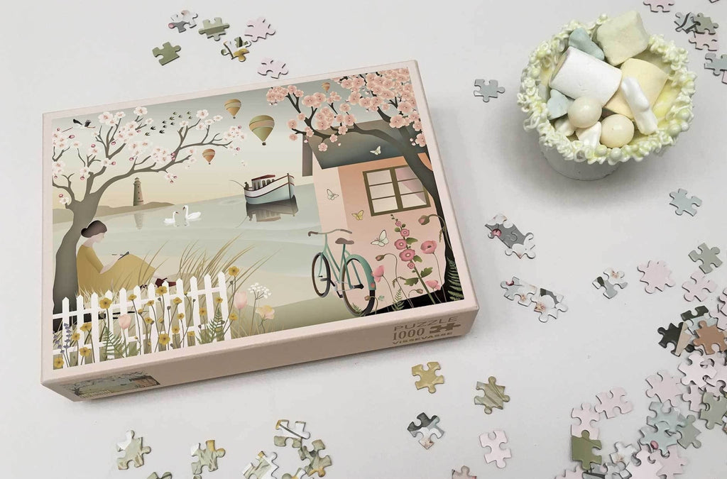 Vissevasse By The Sea Puzzle, 1000 Pieces