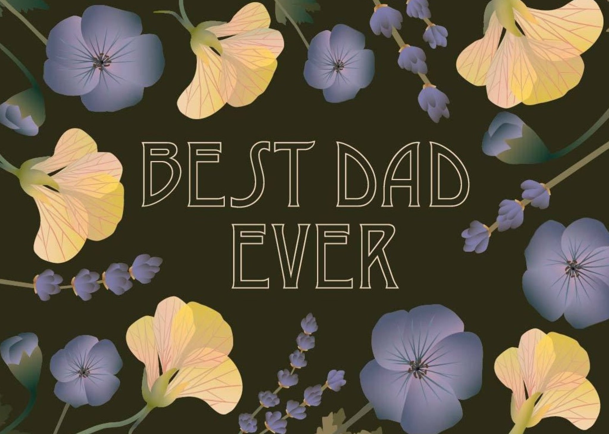 Vissevasse World's Best Father Greeting Card, 10,5x15cm