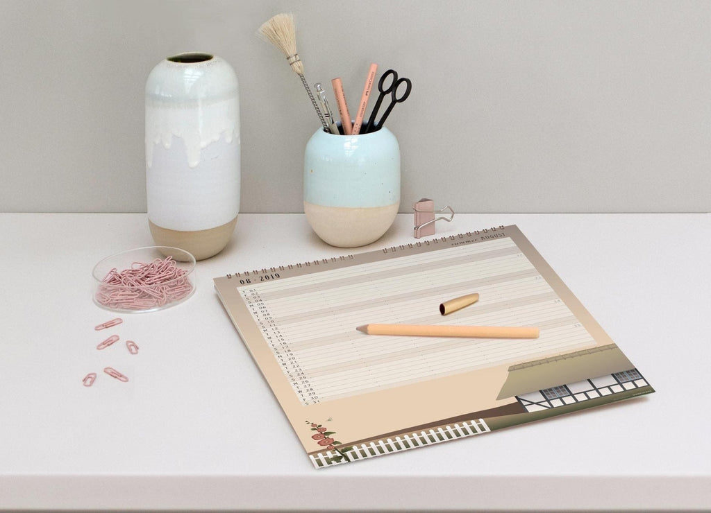 Vissevasse Wall Calendar 2019