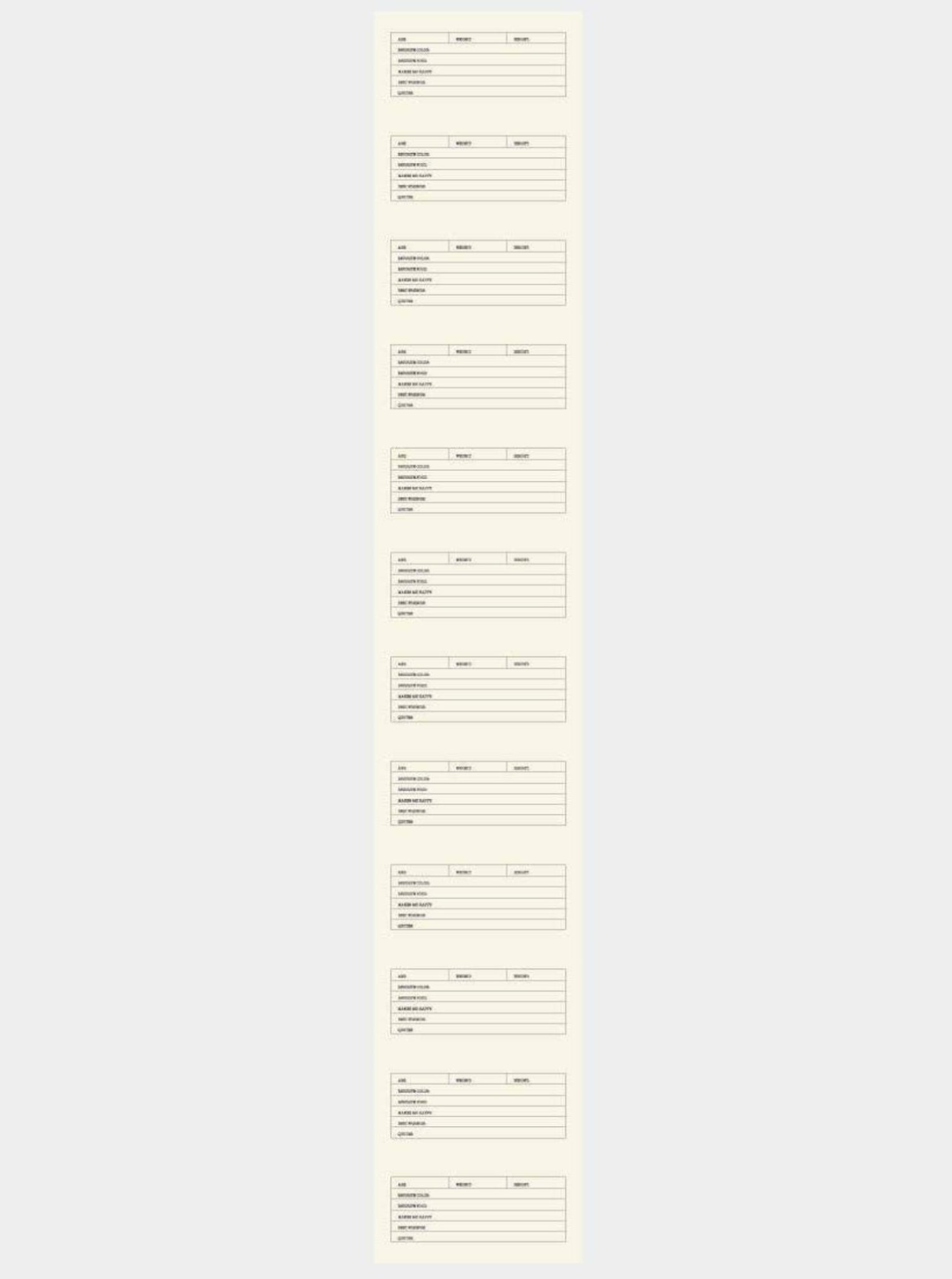 Vissevasse Countryside Size Meter, H 120cm