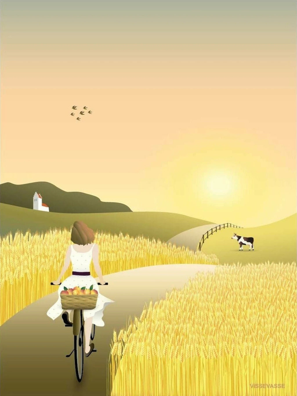 Vissevasse The Fields Mini Card, A7