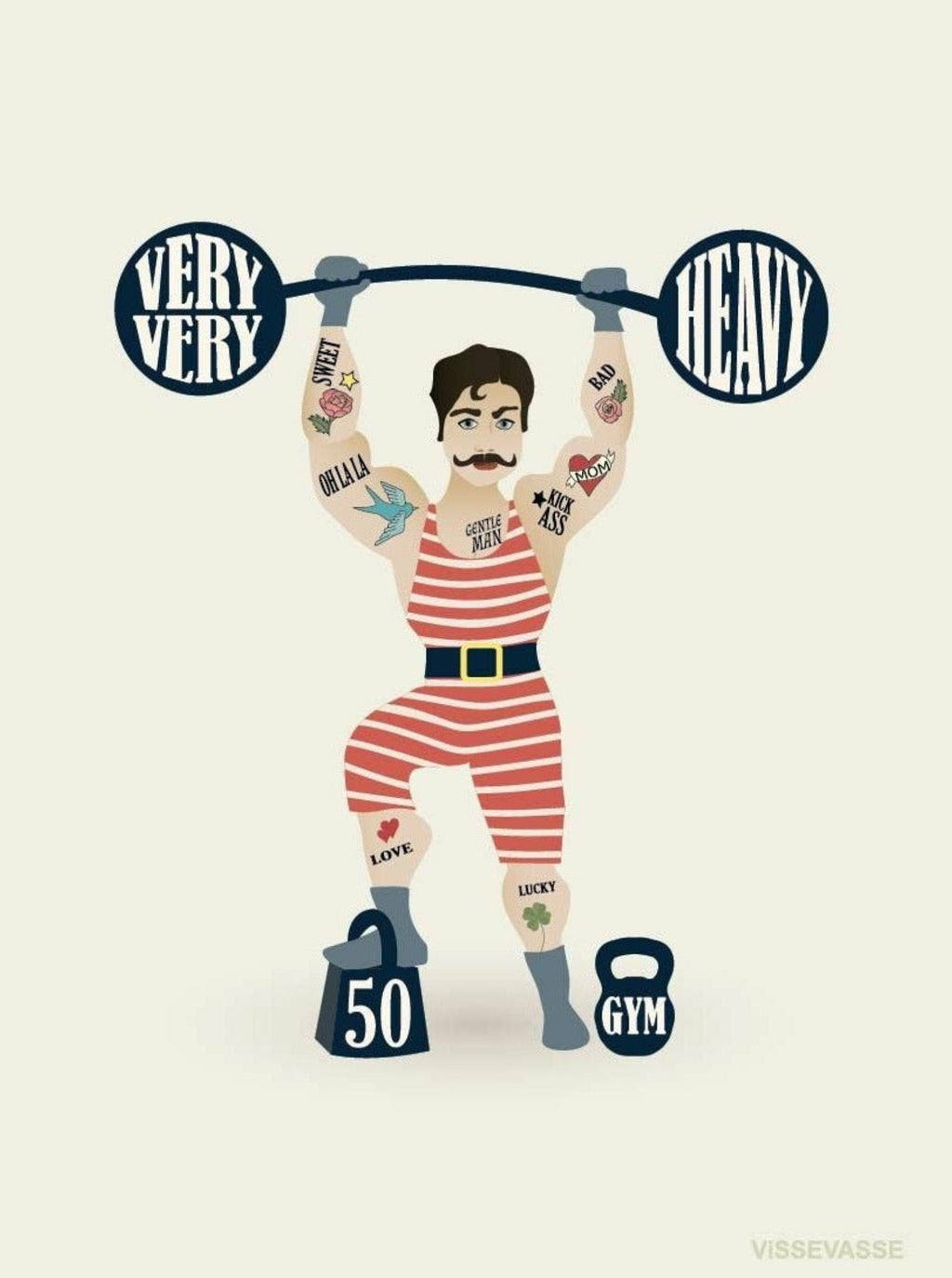 Vissevasse Birthday Boy Mini Card, A7