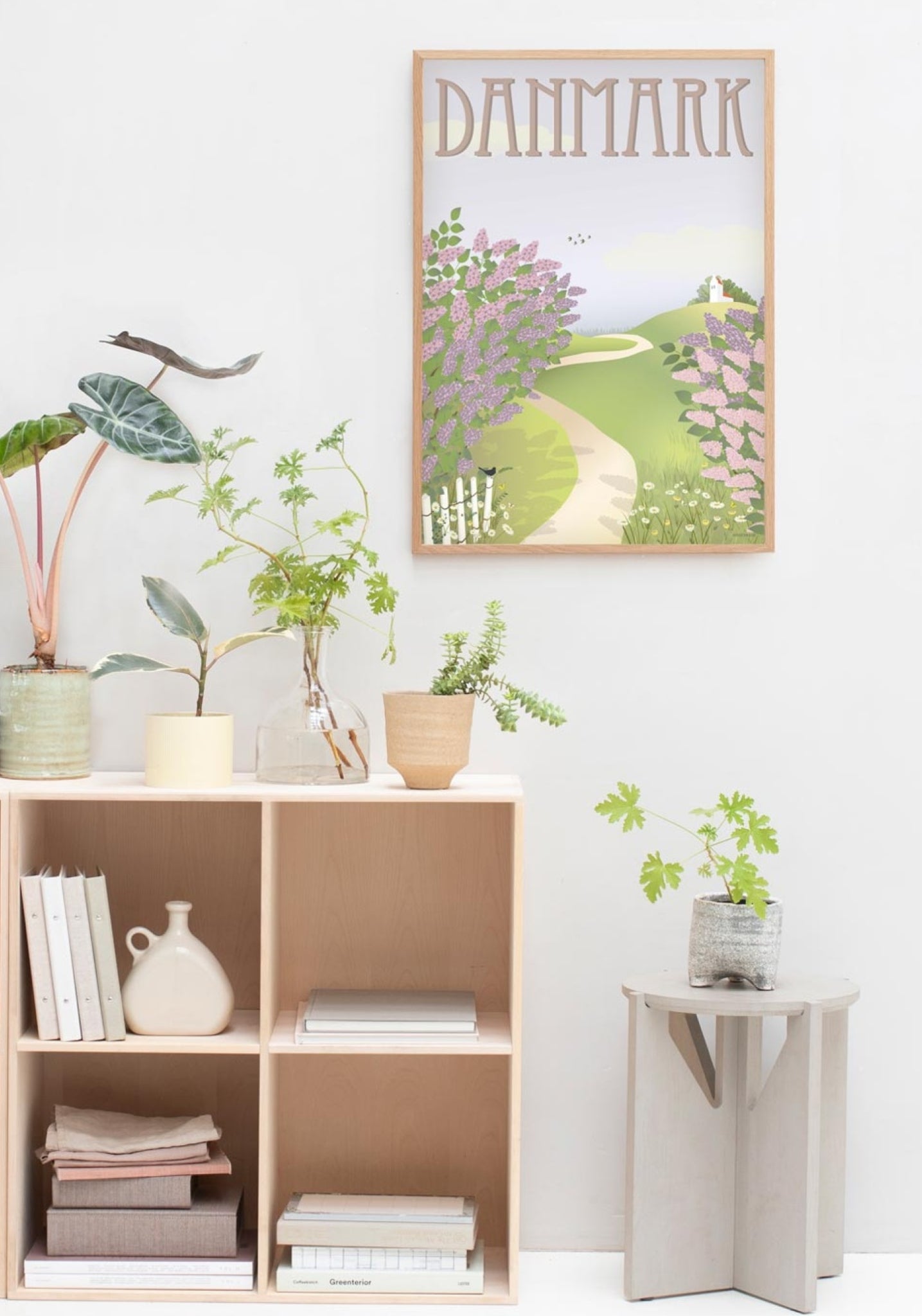 Vissevasse Denmark The Lilac Poster, 30x40 Cm