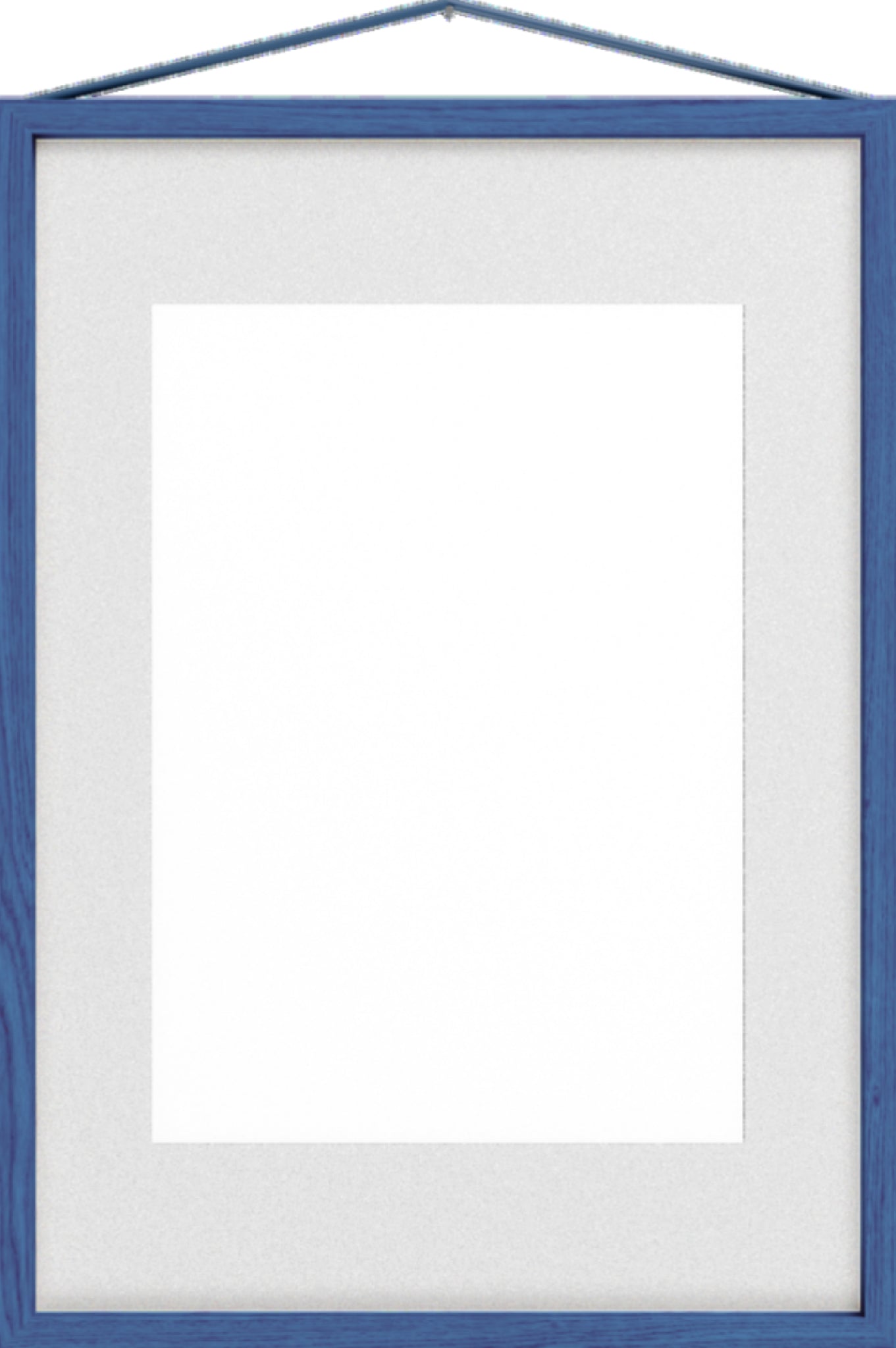 Moebe A3 Blue Satined Frame: Stylish Birch Wood Design for Art Display