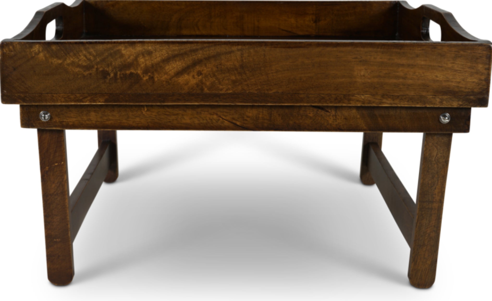 Authentic Models Wooden Serving Tray With Folding Feet, Small