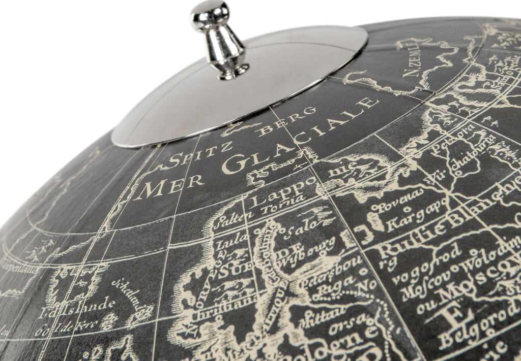 Authentic Models Vaugondy 1745 Globus, Noir