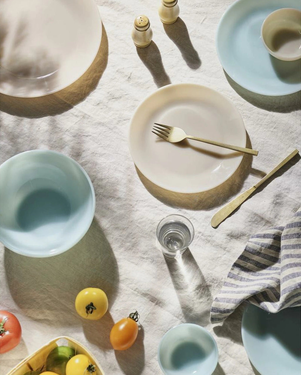 Lucie Kaas Milk Bowl Large, Minty Haze