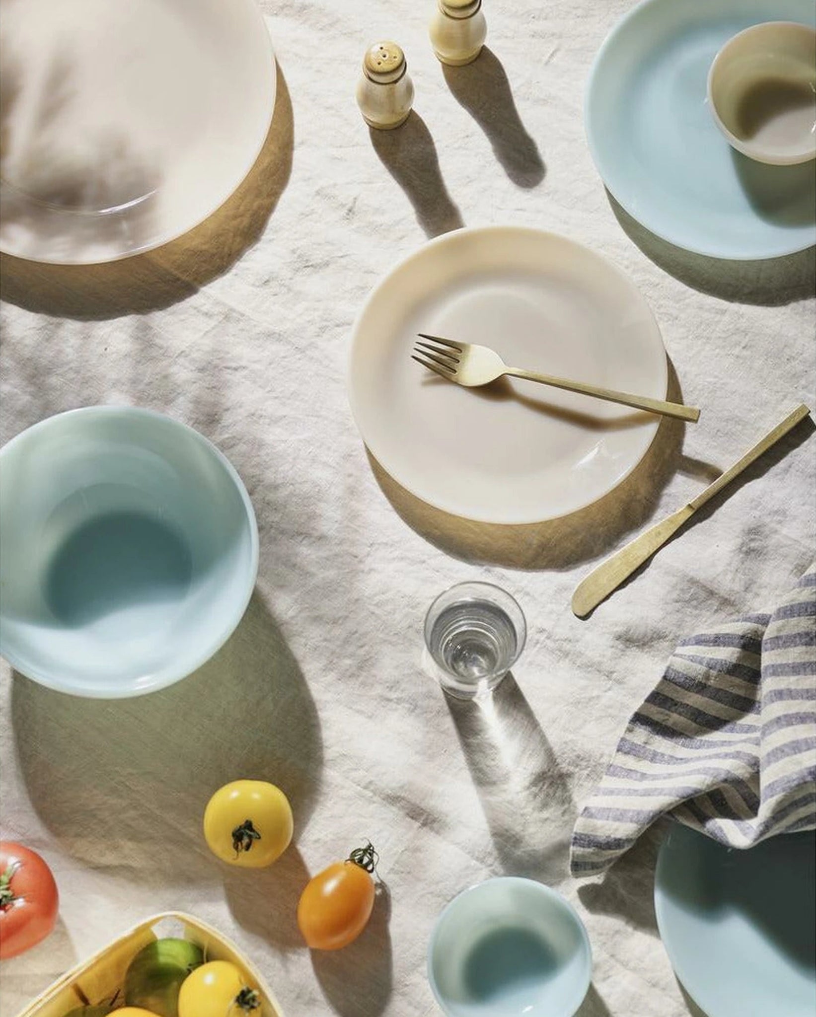 Lucie Kaas Milk Bowl Large, Minty Haze