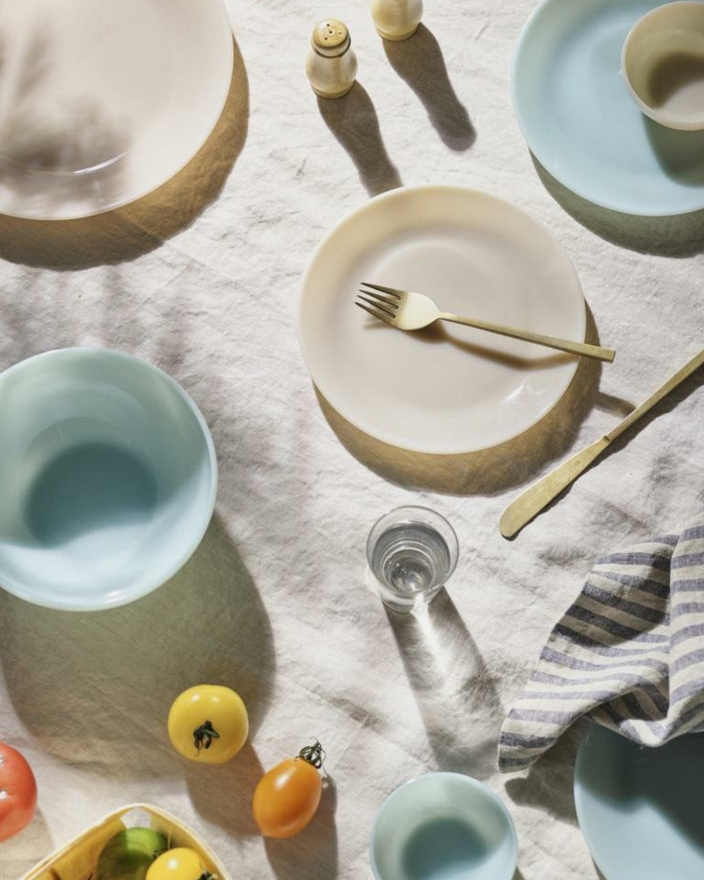 Lucie Kaas Milk Bowl Large, Minty Haze