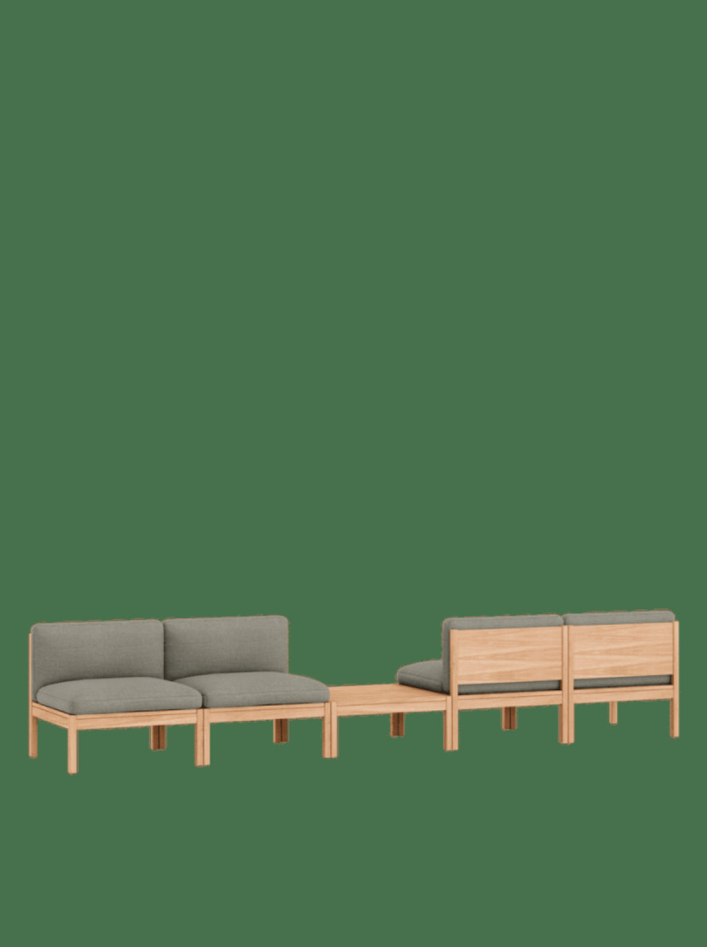 Moebe Modular Sofa Set, Mixed Combination B, Re-wool 128 (fsc Mix Credit)