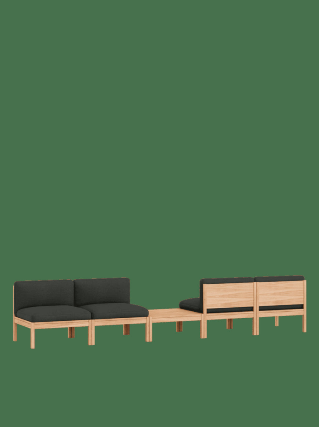 Moebe Modular Sofa Set, Mixed Combination B, Re-wool 198 (fsc Mix Credit)