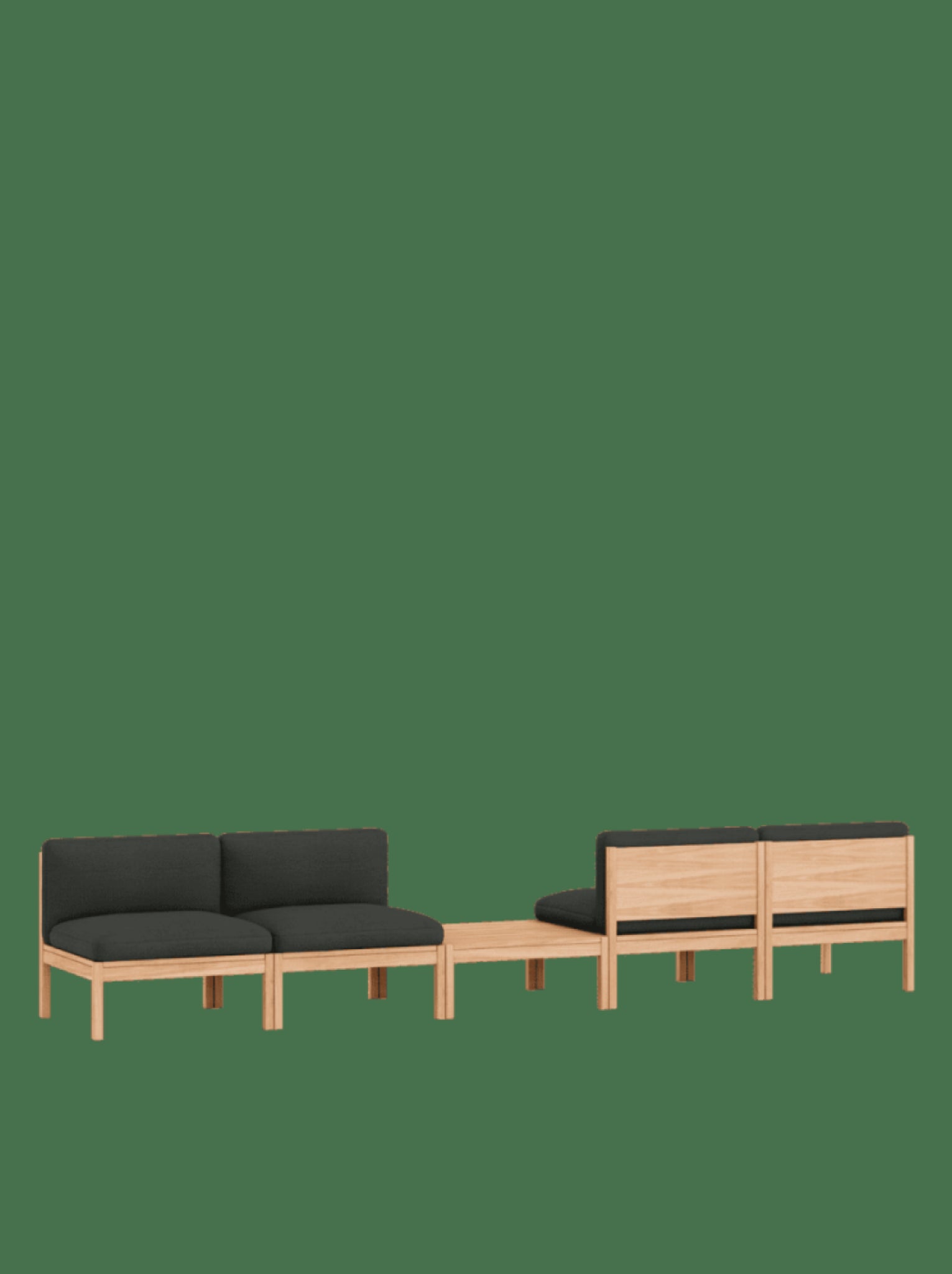 Moebe Modular Sofa Set, Mixed Combination B, Re-wool 198 (fsc Mix Credit)