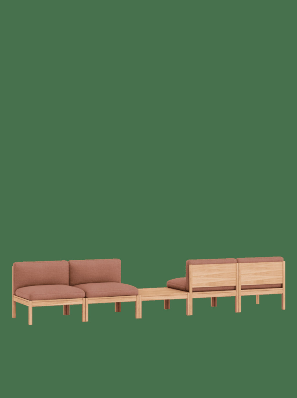 Moebe Modular Sofa Set, Mixed Combination B, Re-wool 648 (fsc Mix Credit)