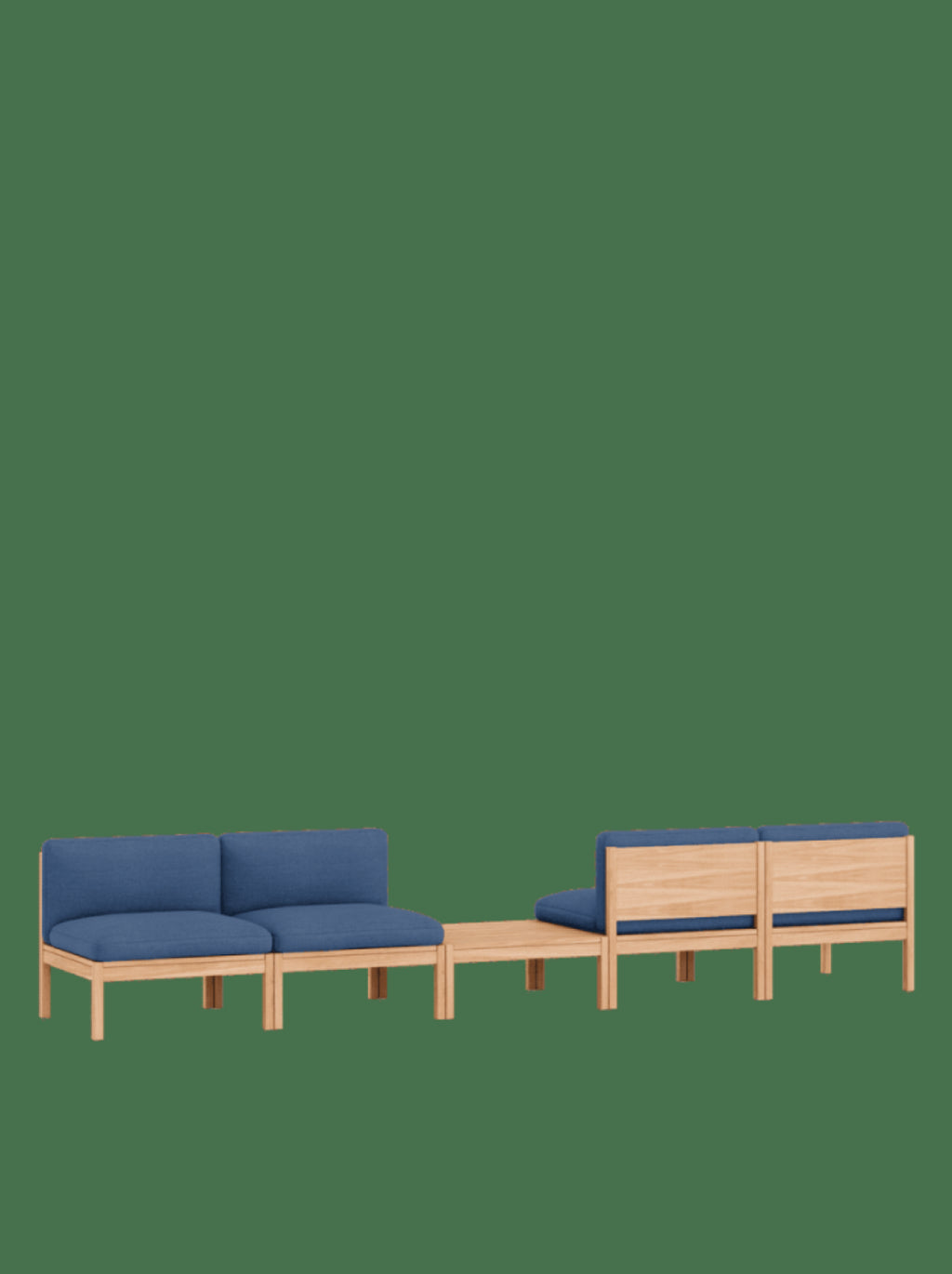 Moebe Modular Sofa Set, Mixed Combination B, Re-wool 767 (fsc Mix Credit)
