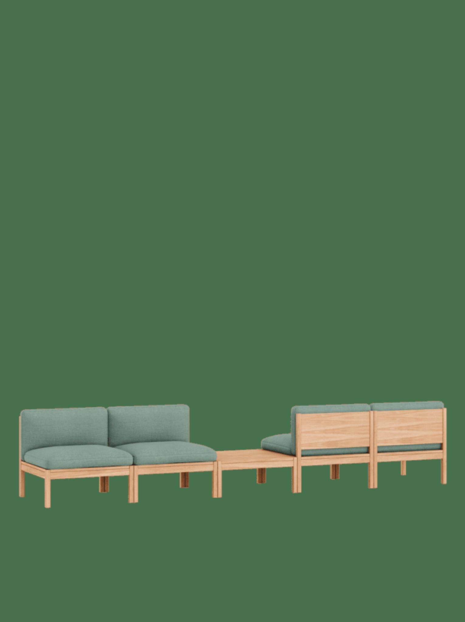 Moebe Modular Sofa Set, Mixed Combination B, Re-wool 868 (fsc Mix Credit)