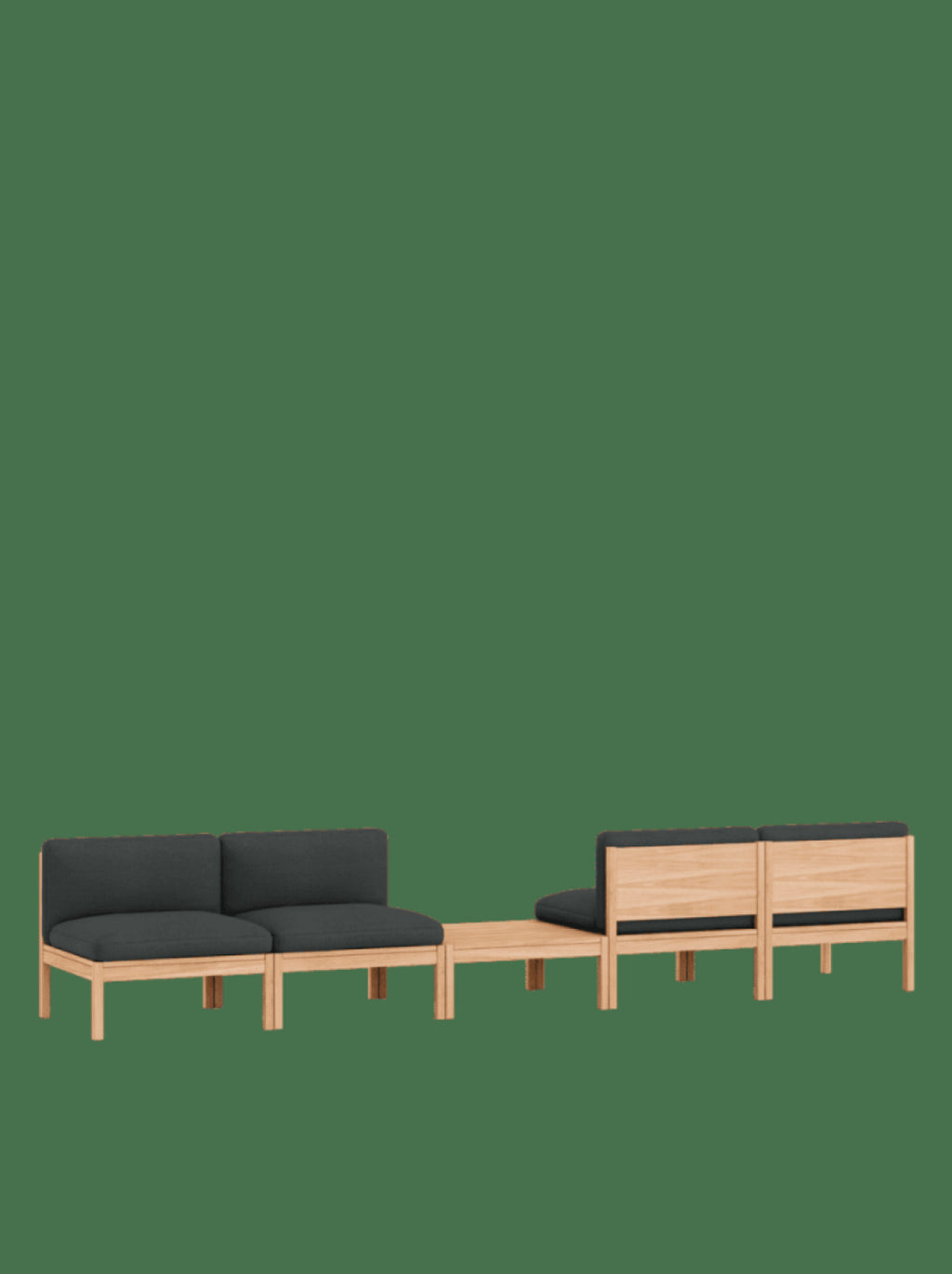 Moebe Modular Sofa Set, Mixed Combination B, Re-wool 987 (fsc Mix Credit)