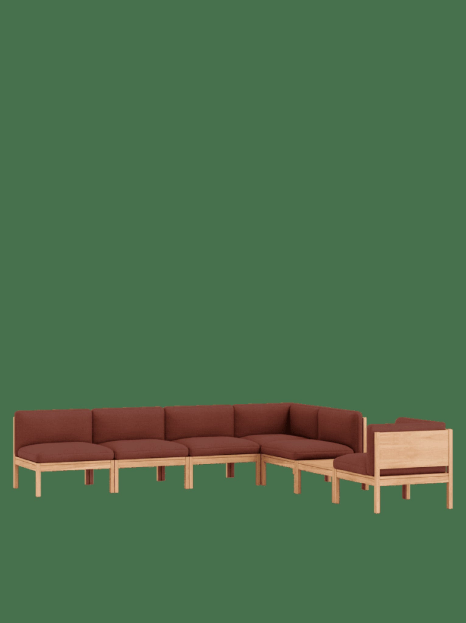 Moebe Modular Sofa Set, Mixed Combination D, Re-wool 687 (fsc Mix Credit)