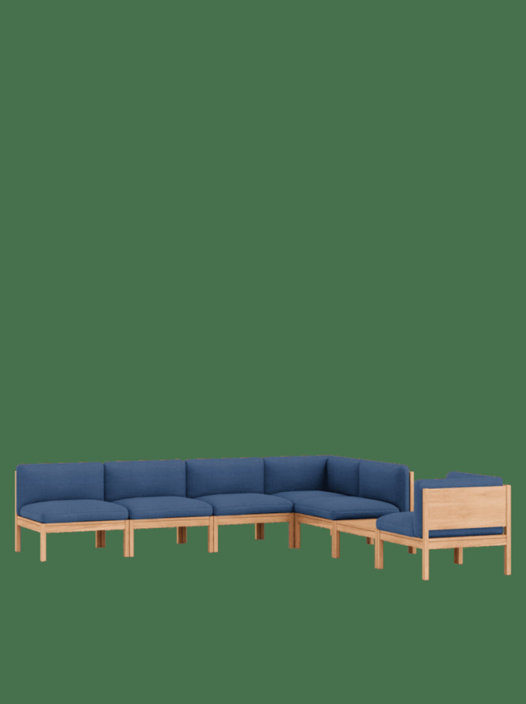 Moebe Modular Sofa Set, Mixed Combination D, Re-wool 767 (fsc Mix Credit)
