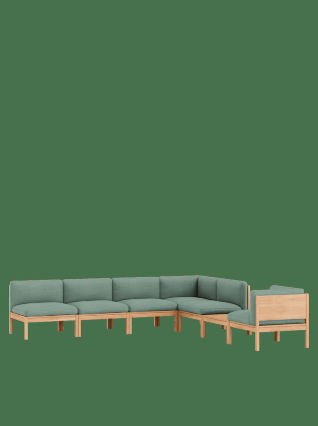 Moebe Modular Sofa Set, Mixed Combination D, Re-wool 868 (fsc Mix Credit)