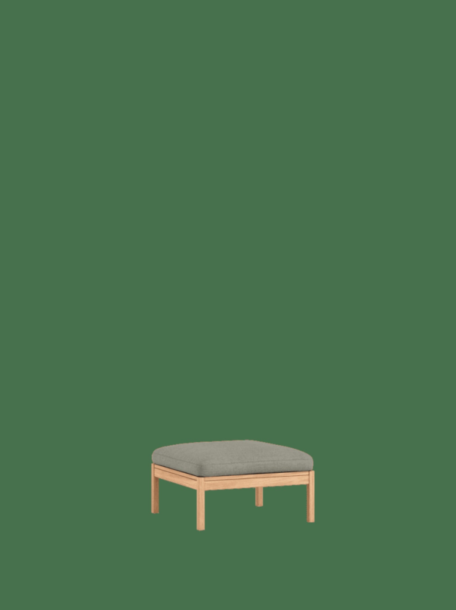 Moebe Modular Sofa Set, Ottoman, Re-wool 128 (fsc Mix Credit)