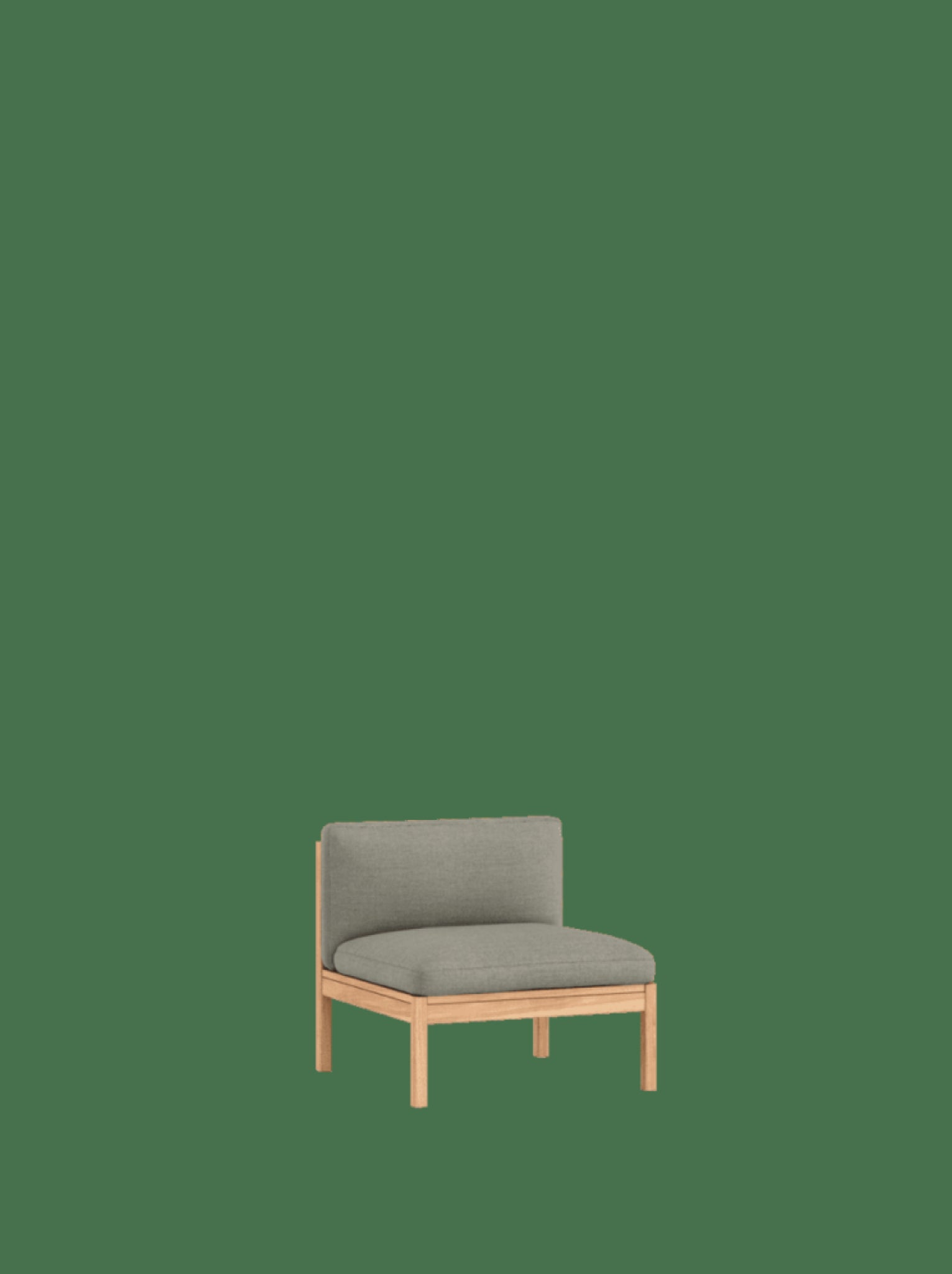 Moebe Modular Sofa Set, Seat, Re-wool 128 (fsc Mix Credit)