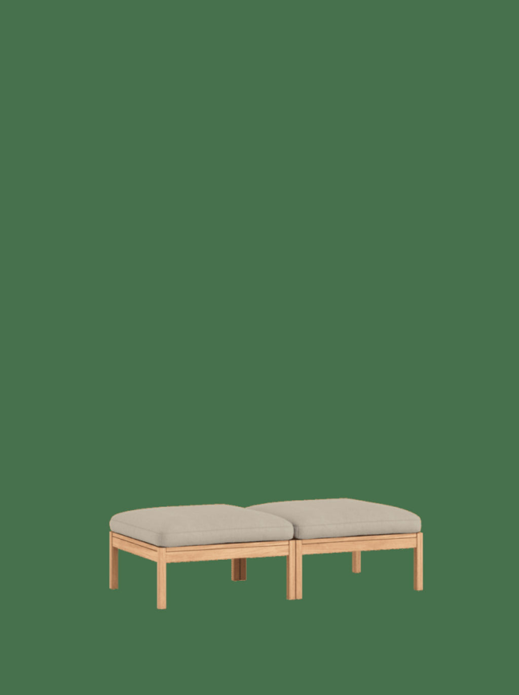 Moebe Modular Sofa Set, 2 Seater Daybed, Field 233 (fsc Mix Credit)