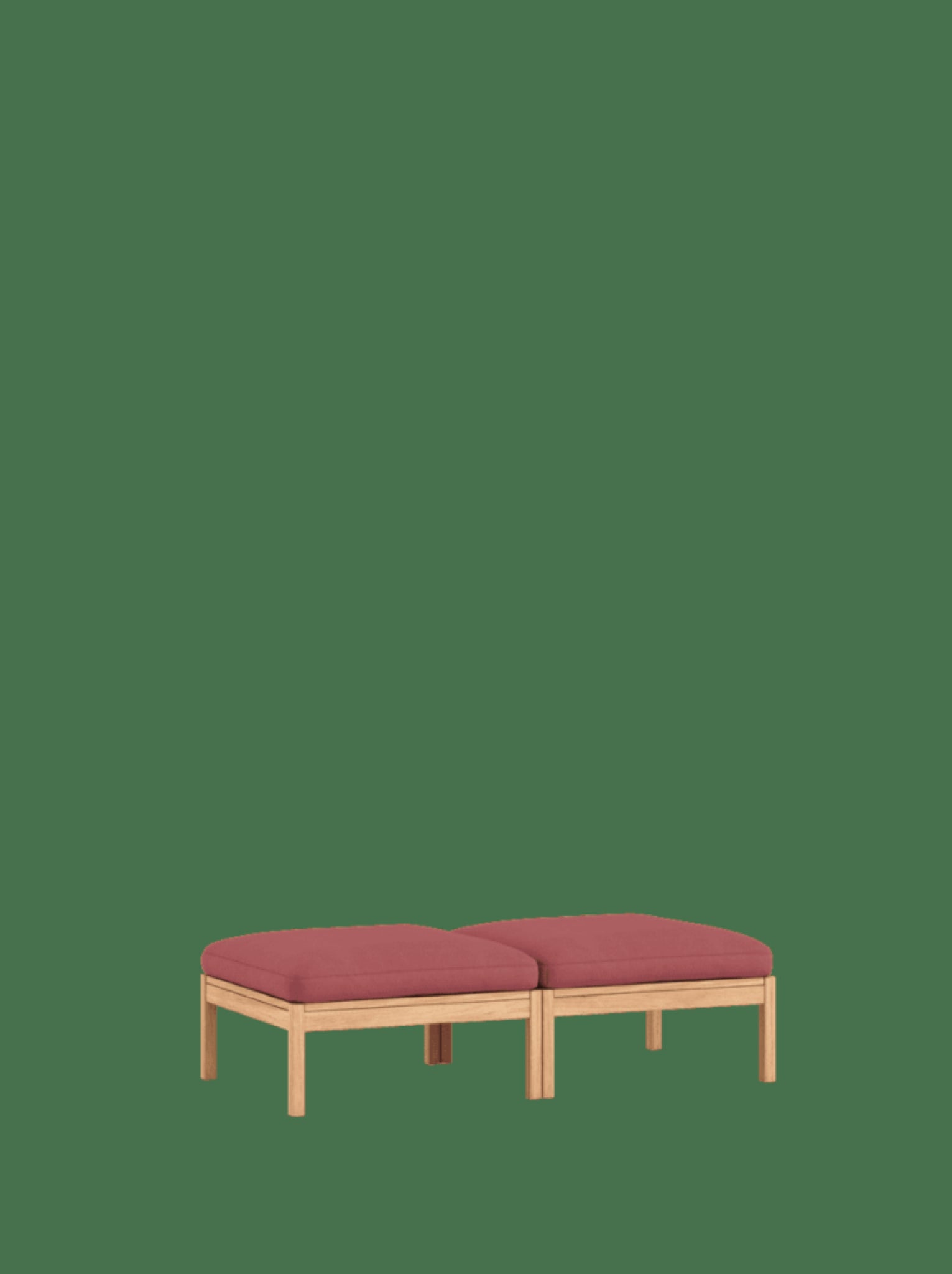 Moebe Modular Sofa Set, 2 Seater Daybed, Field 643 (fsc Mix Credit)