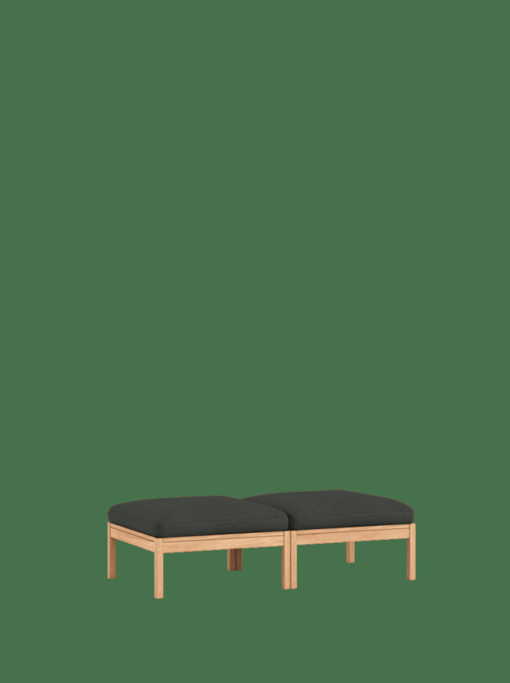 Moebe Modular Sofa Set, 2 Seater Daybed, Re-wool 198 (fsc Mix Credit)