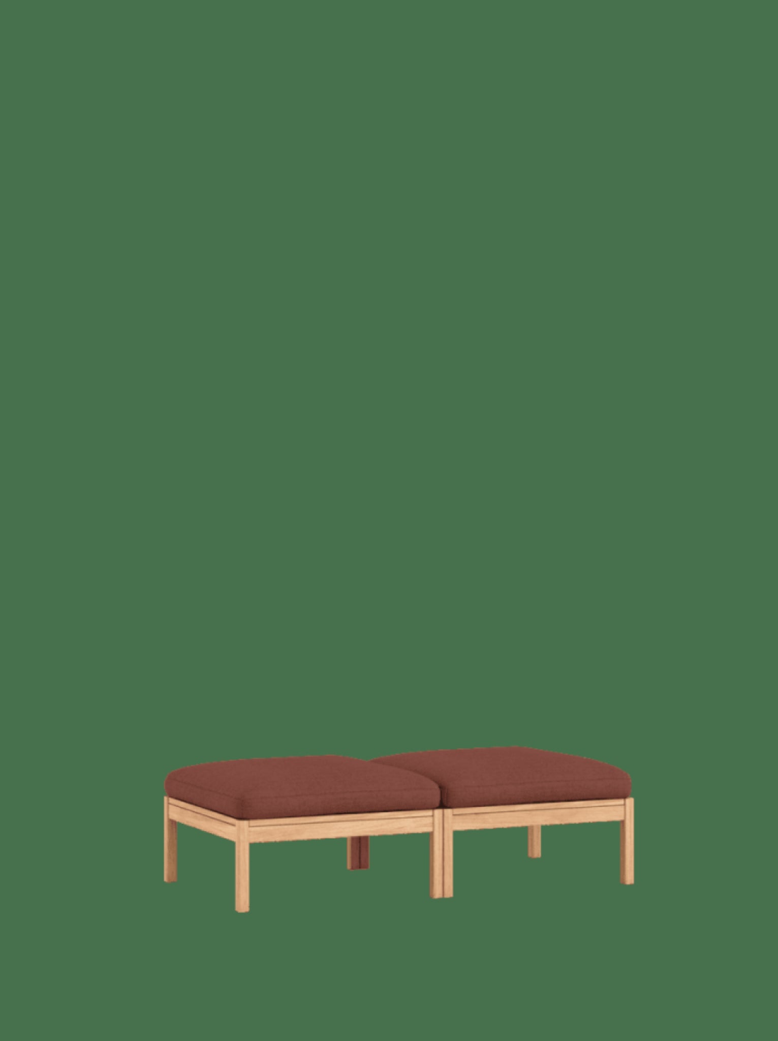 Moebe Modular Sofa Set, 2 Seater Daybed, Re-wool 687 (fsc Mix Credit)