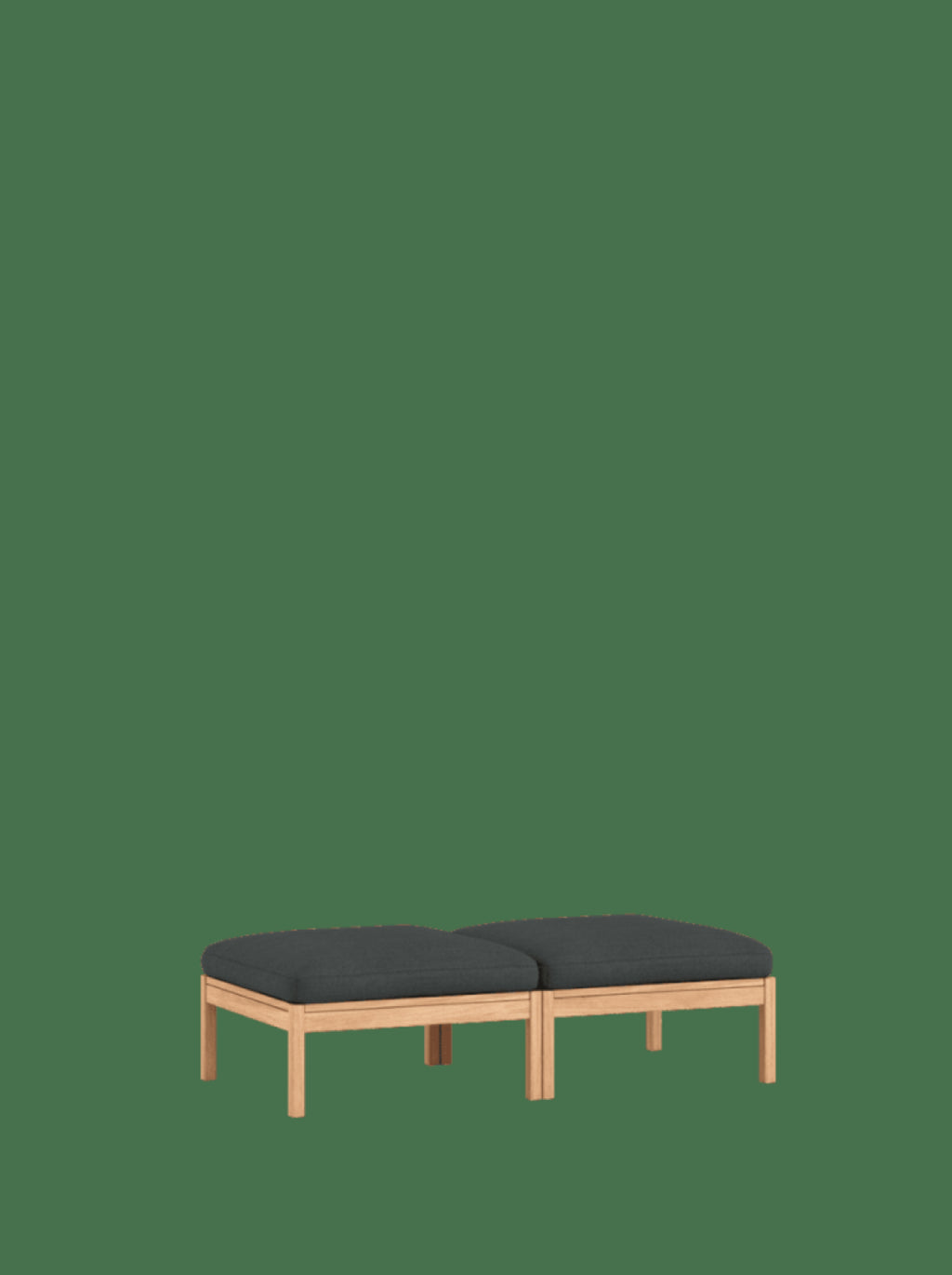 Moebe Modular Sofa Set, 2 Seater Daybed, Re-wool 987 (fsc Mix Credit)