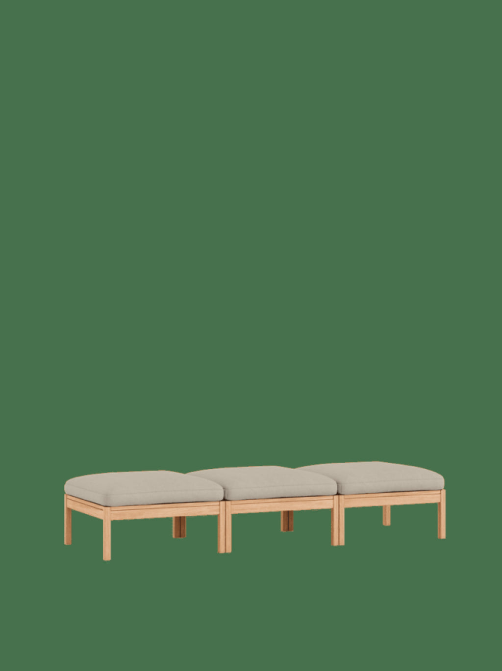 Moebe Modular Sofa Set, 3 Seater Daybed, Field 233 (fsc Mix Credit)