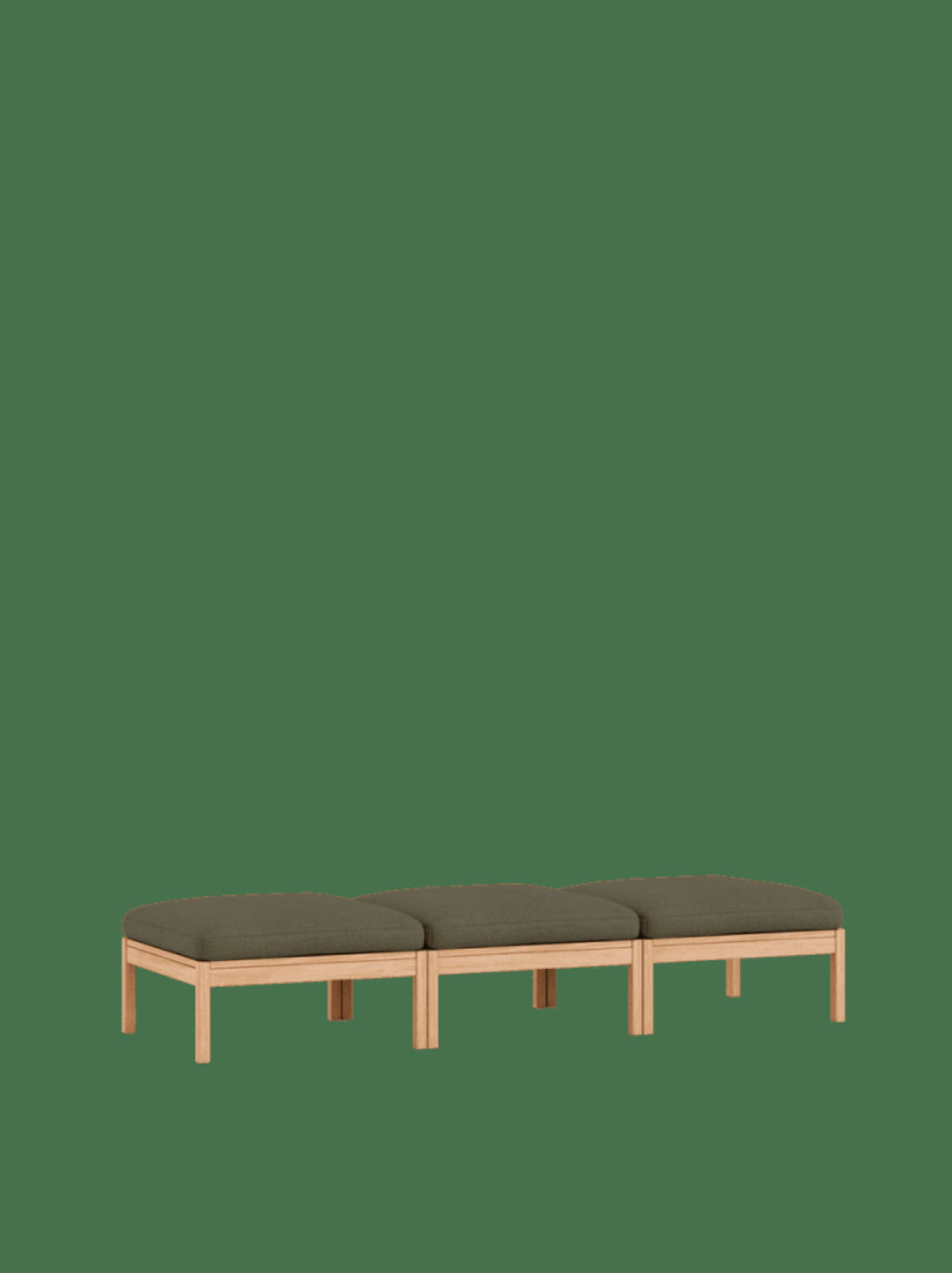 Moebe Modular Sofa Set, 3 Seater Daybed, Re-wool 977 (fsc Mix Credit)