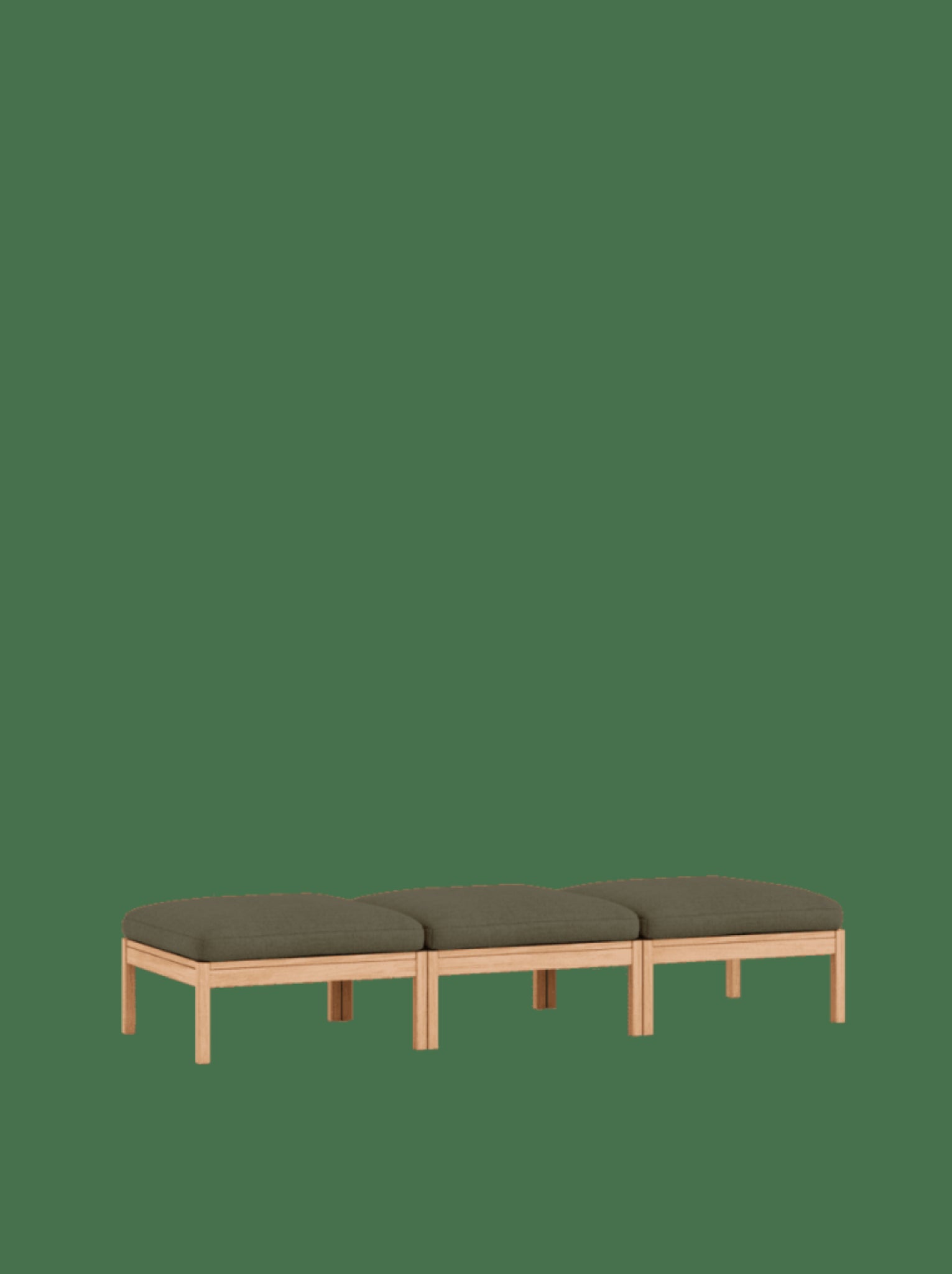 Moebe Modular Sofa Set, 3 Seater Daybed, Re-wool 977 (fsc Mix Credit)