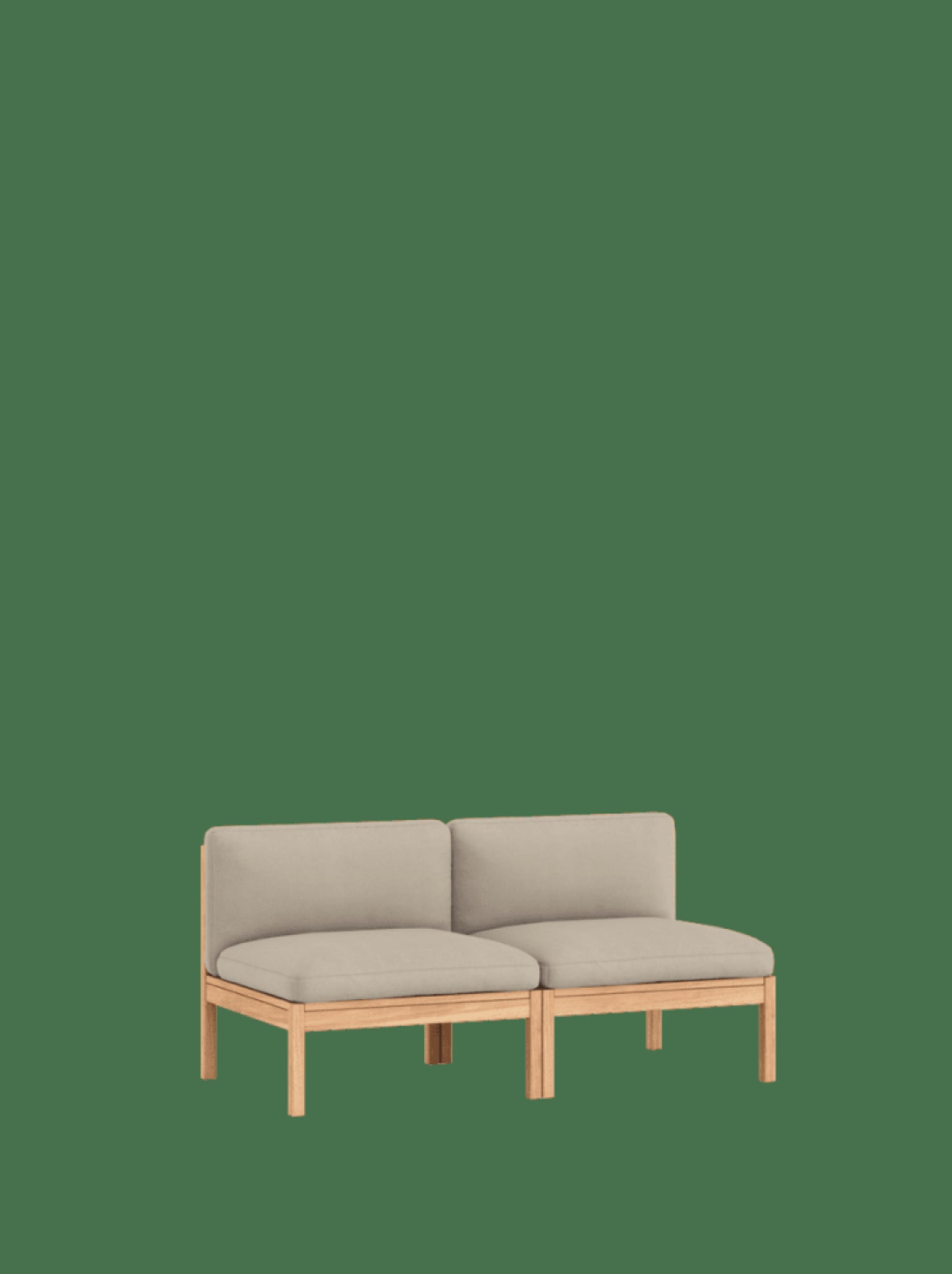 Moebe Modular Sofa Set, 2 Seater Sofa, Field 233 (fsc Mix Credit)