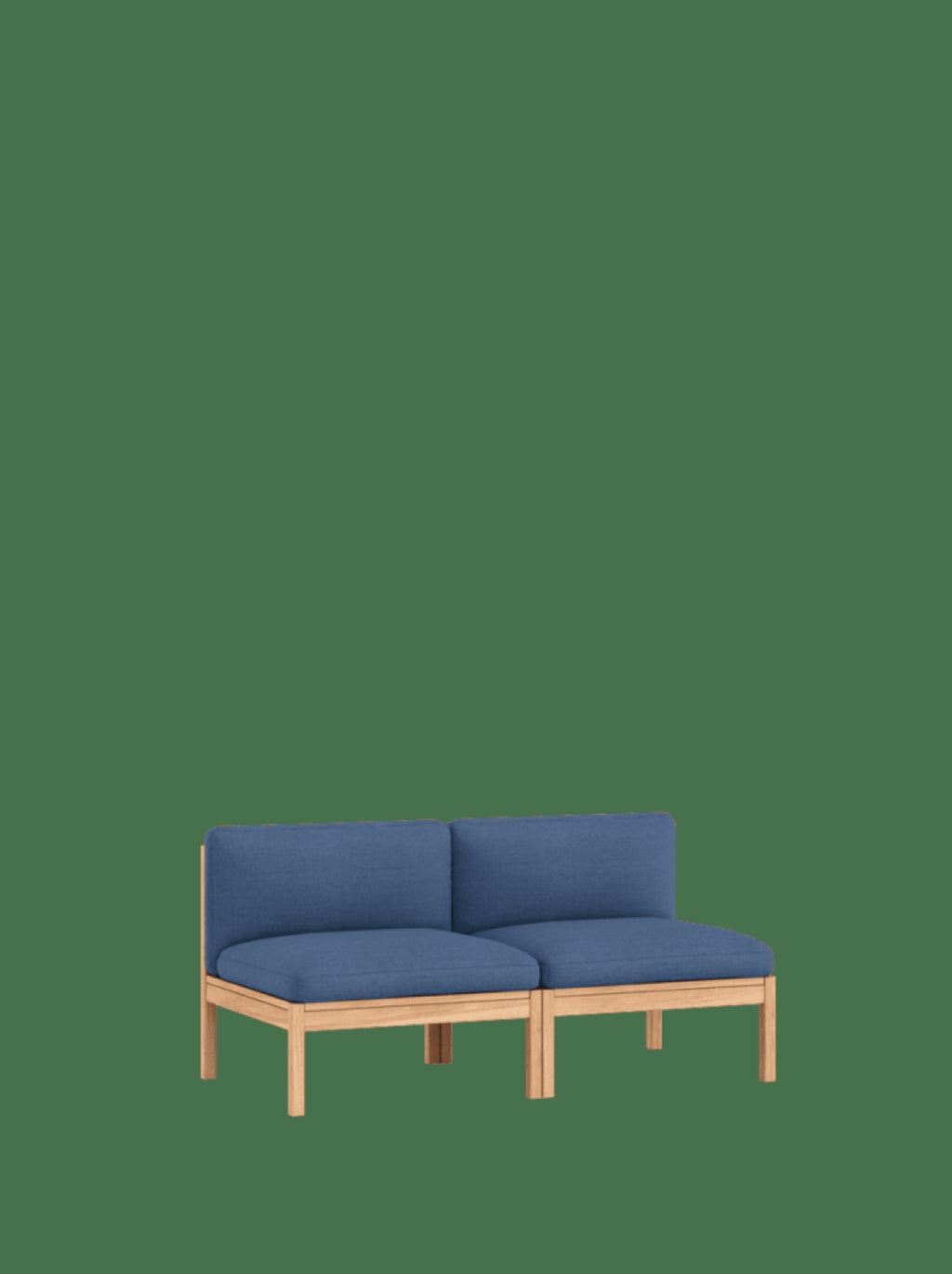 Moebe Modular Sofa Set, 2 Seater Sofa, Re-wool 767 (fsc Mix Credit)