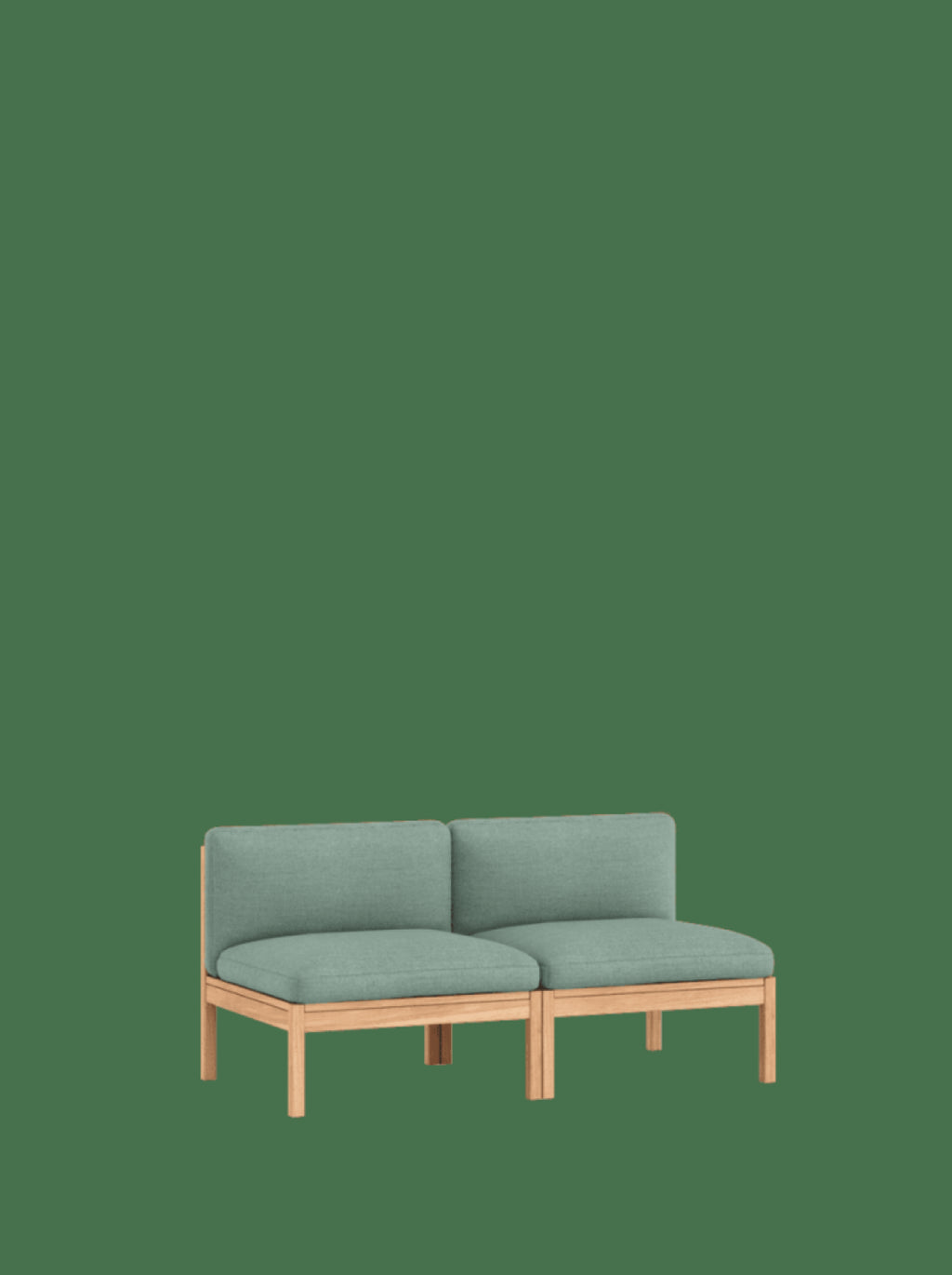 Moebe Modular Sofa Set, 2 Seater Sofa, Re-wool 868 (fsc Mix Credit)